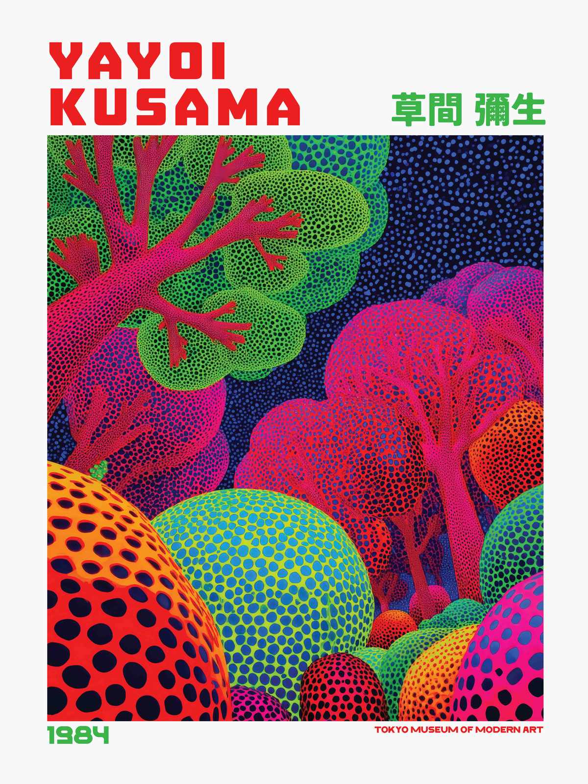 Poster - Yayoi Kusama 1984