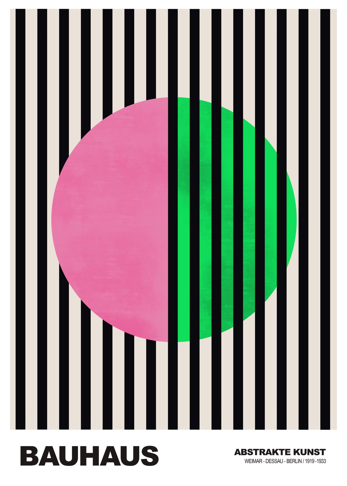 Poster - Bauhaus Abstrakt Konst