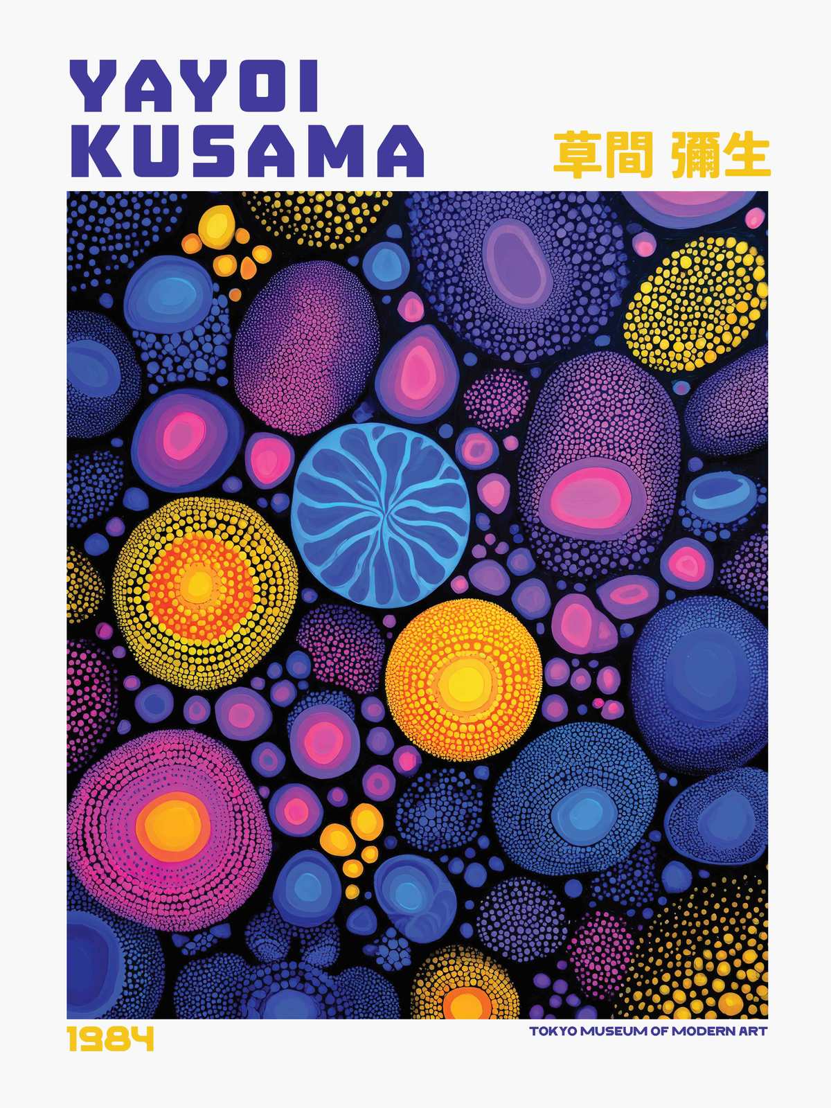 Poster - Yayoi Kusama Art 1984