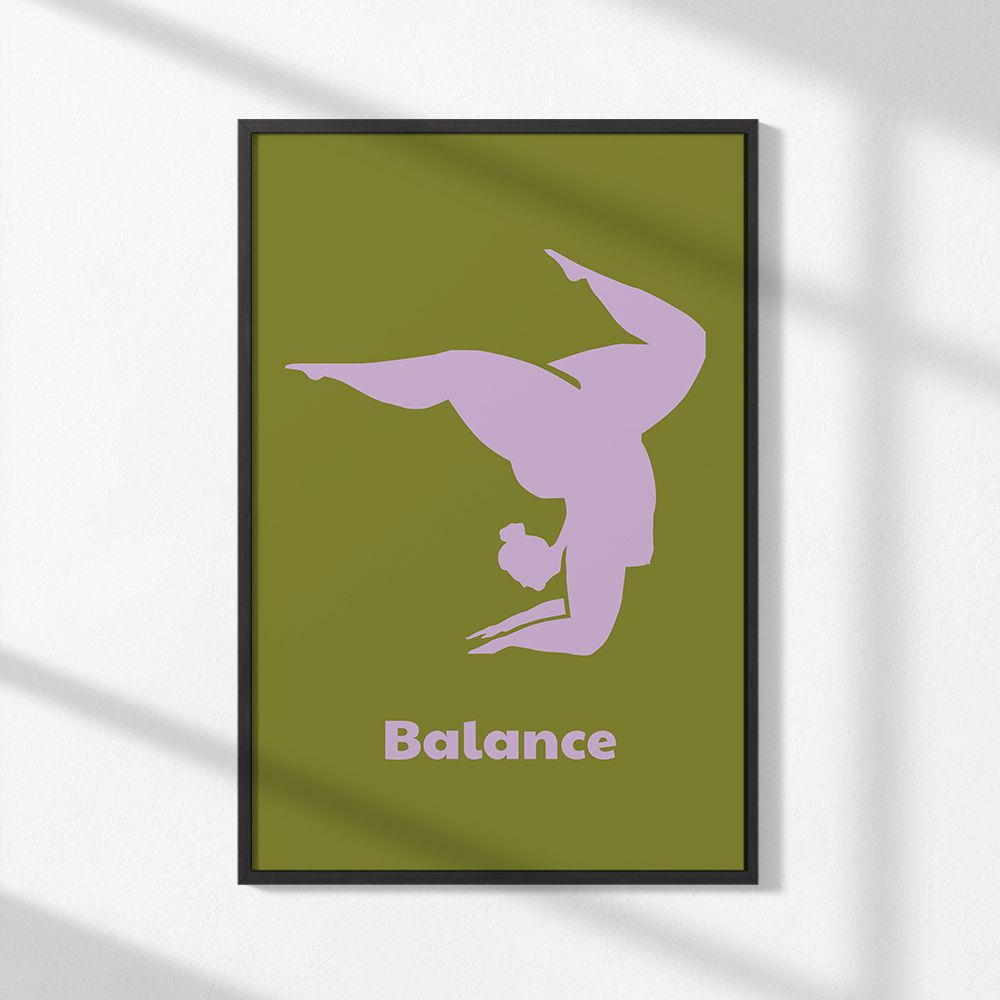 Poster - Balans Yoga