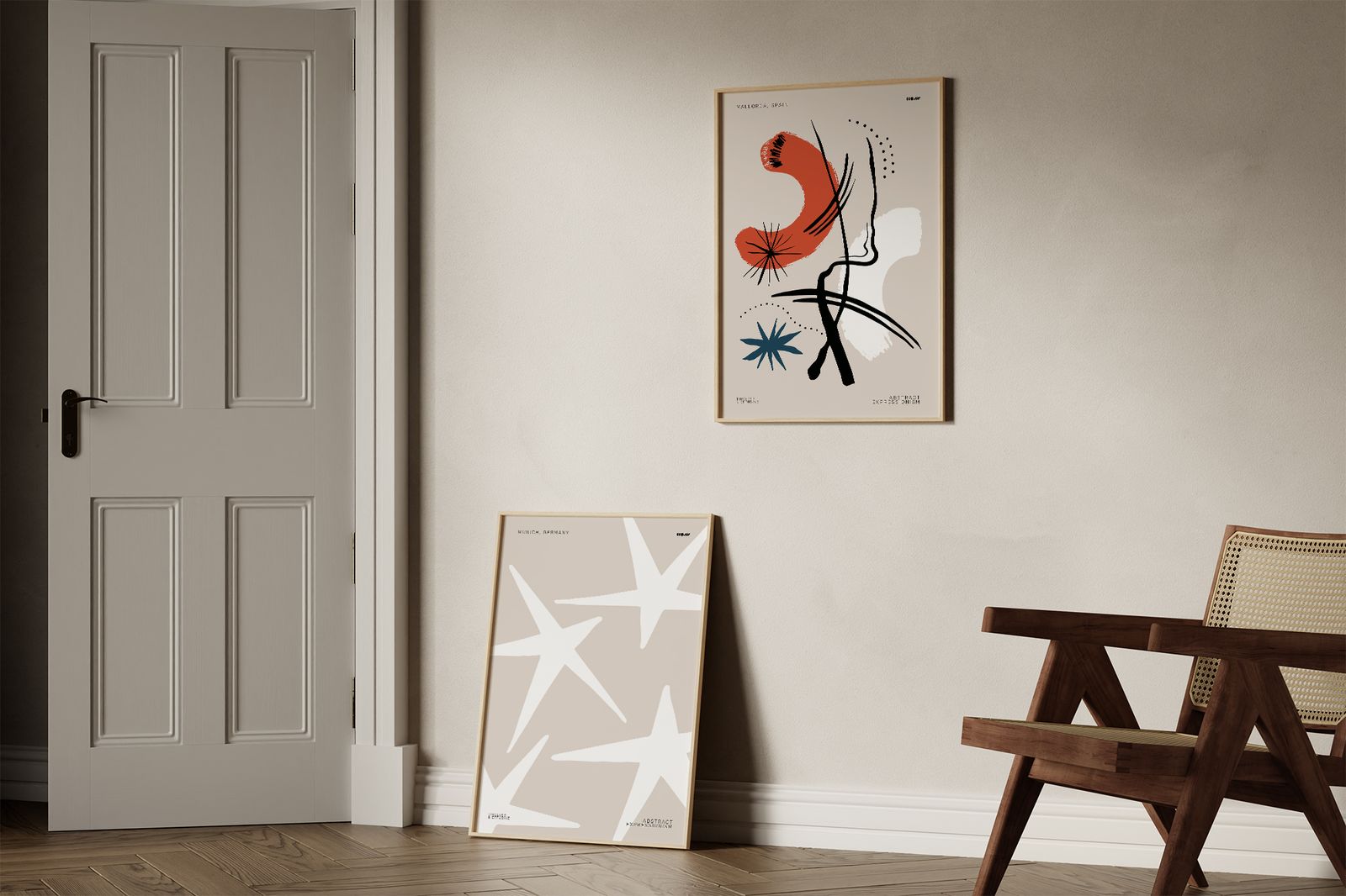 Poster - Abstrakt Expressionism Set av 2