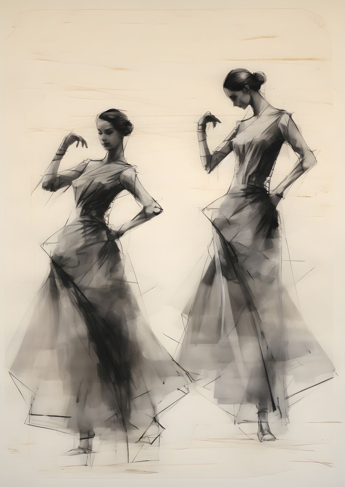 Poster - Eleganta Dansare