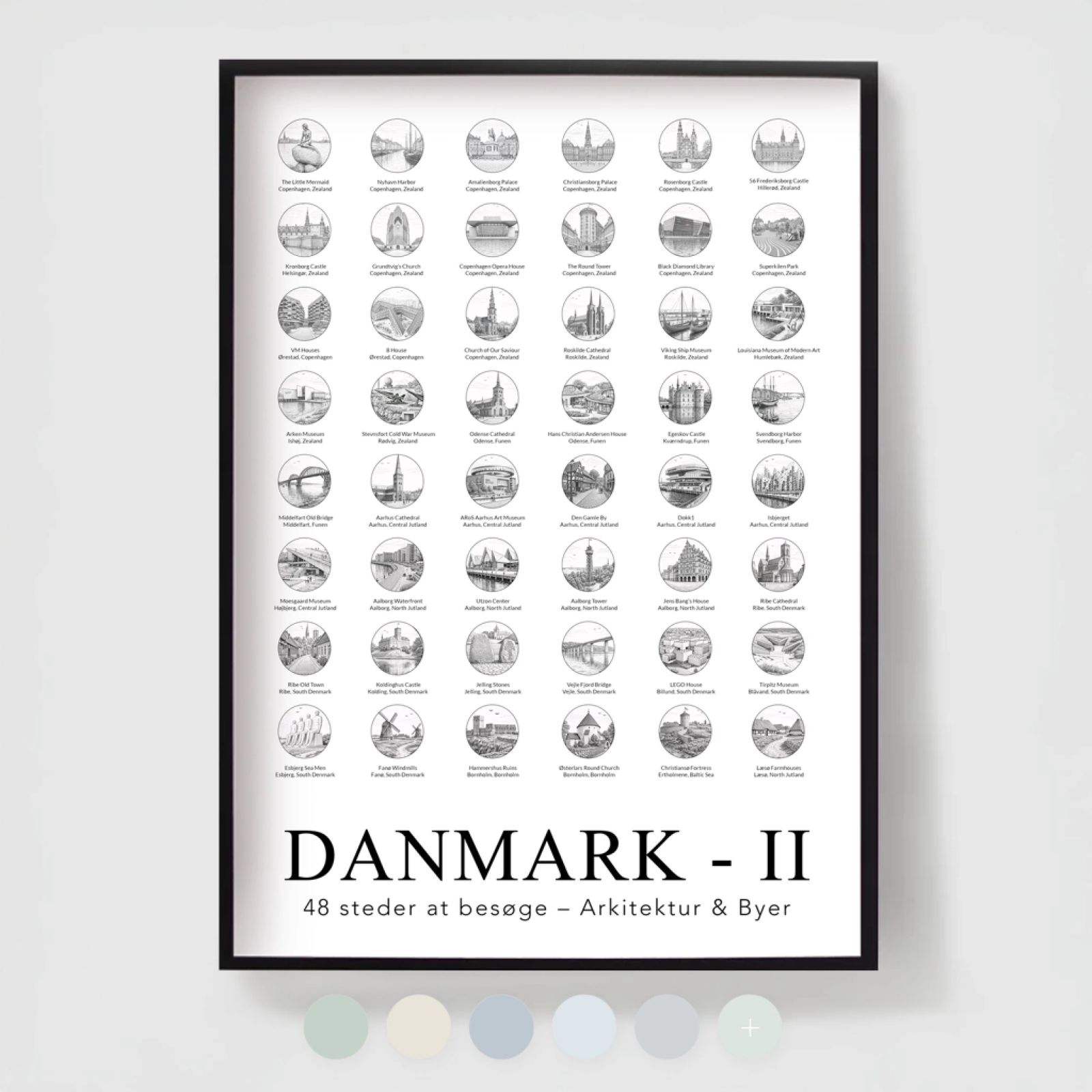 "Danmark II - 48 platser att besöka - Landmärken & Arkitektur"