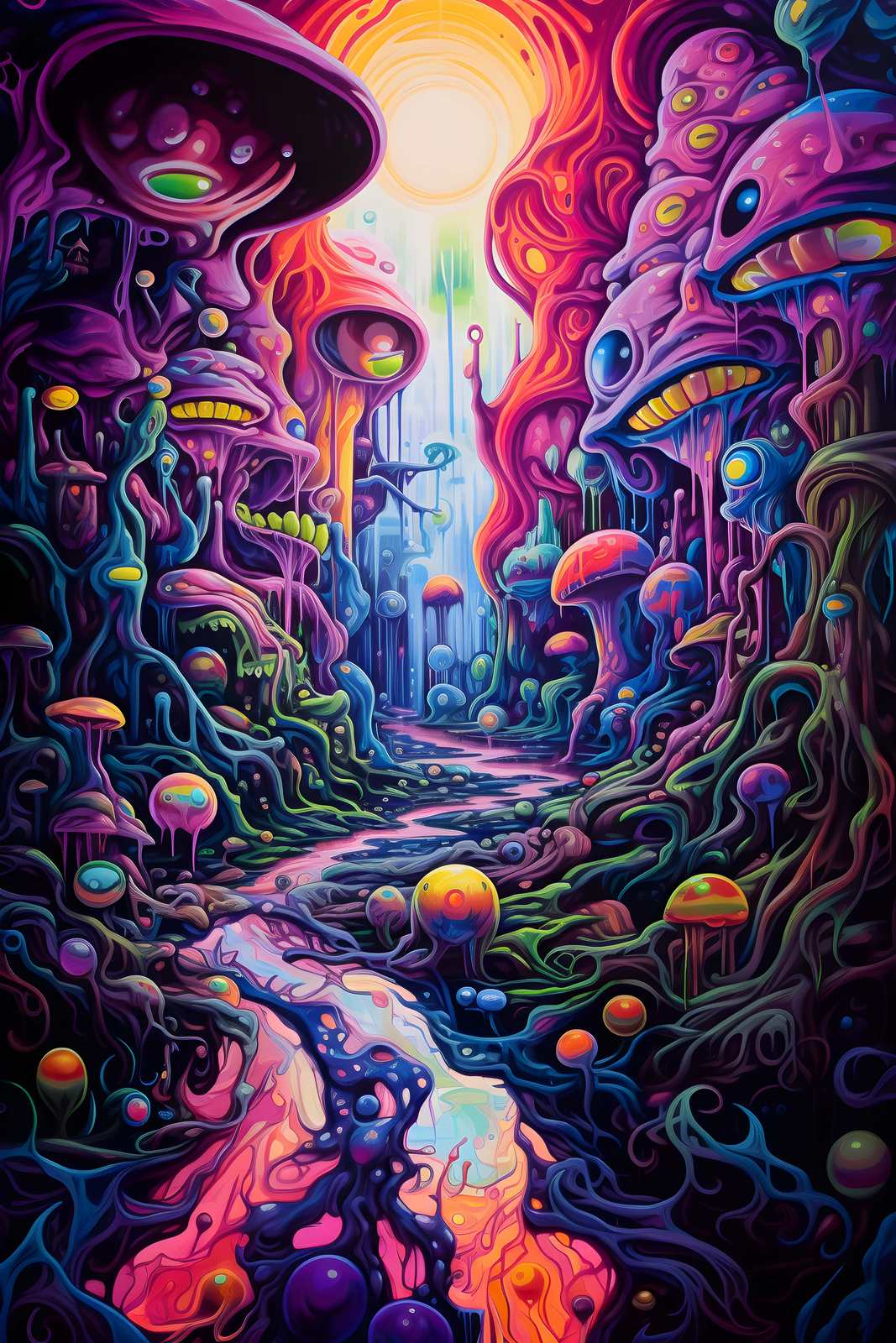 Poster - Surrealistisk Fantasivärld
