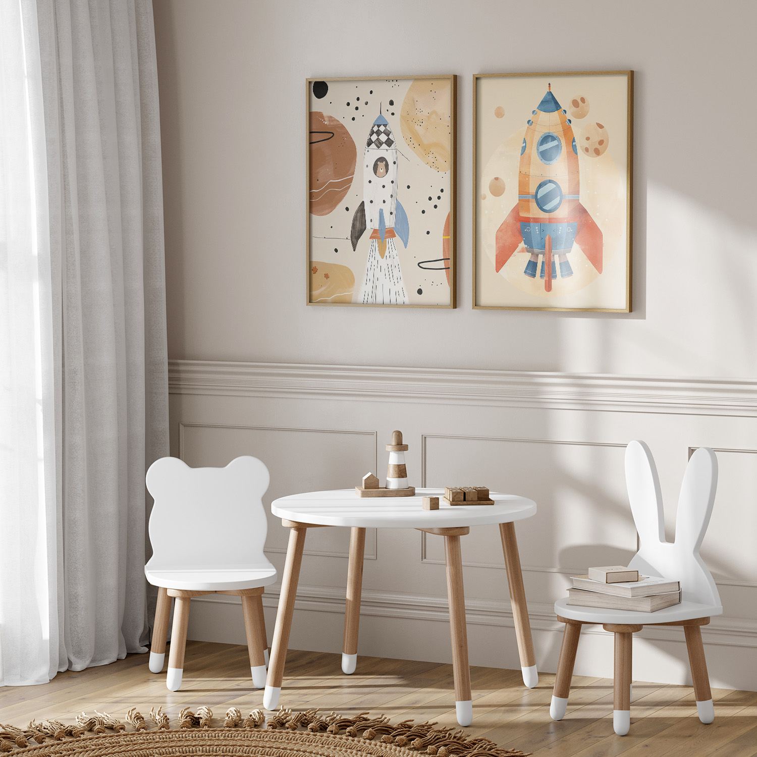 Poster - Raketäventyr / Set av 2