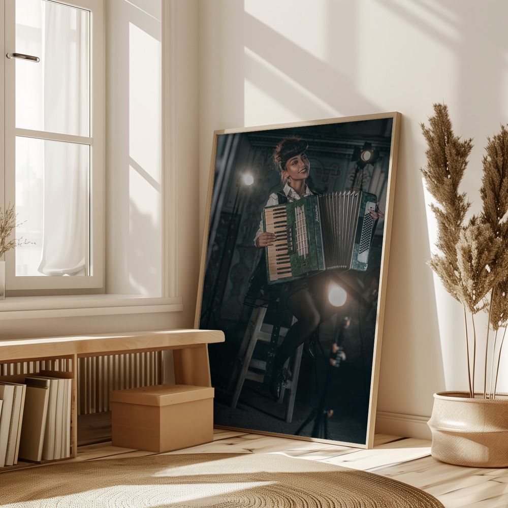 Poster - Dragspelare