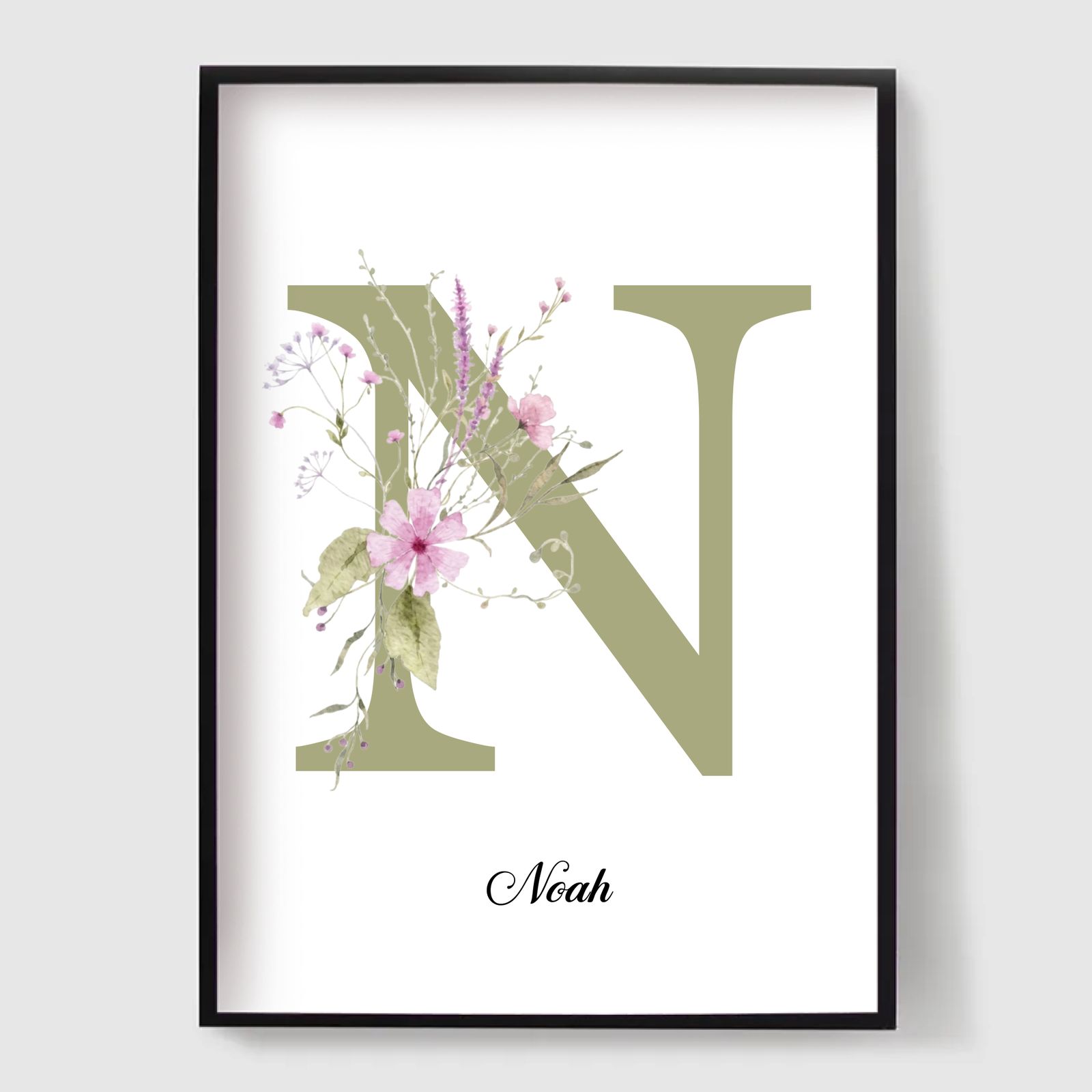 Personlig Poster - Anpassat Vildblommans Namn