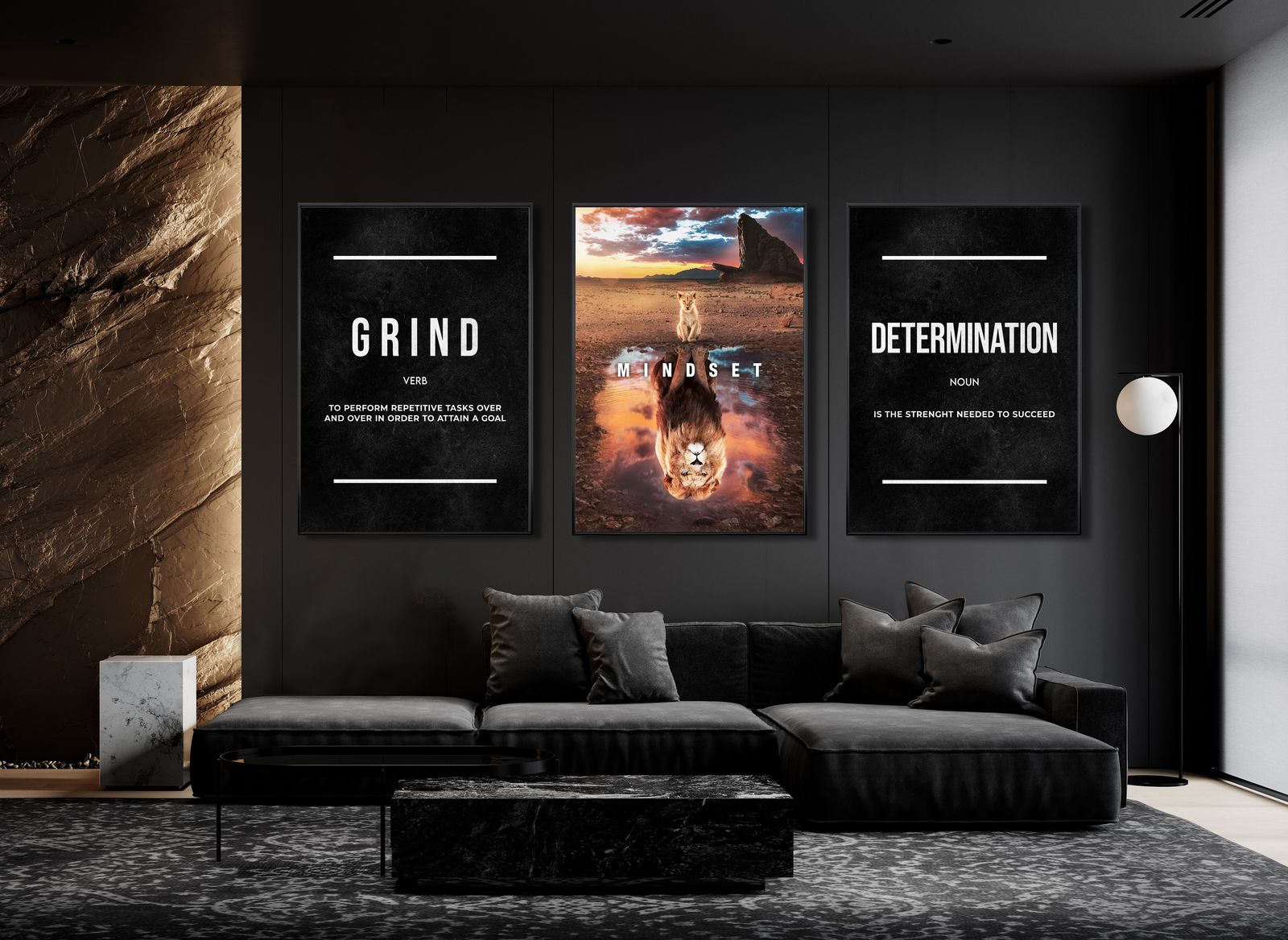 Poster - Motivational Words Set of 3