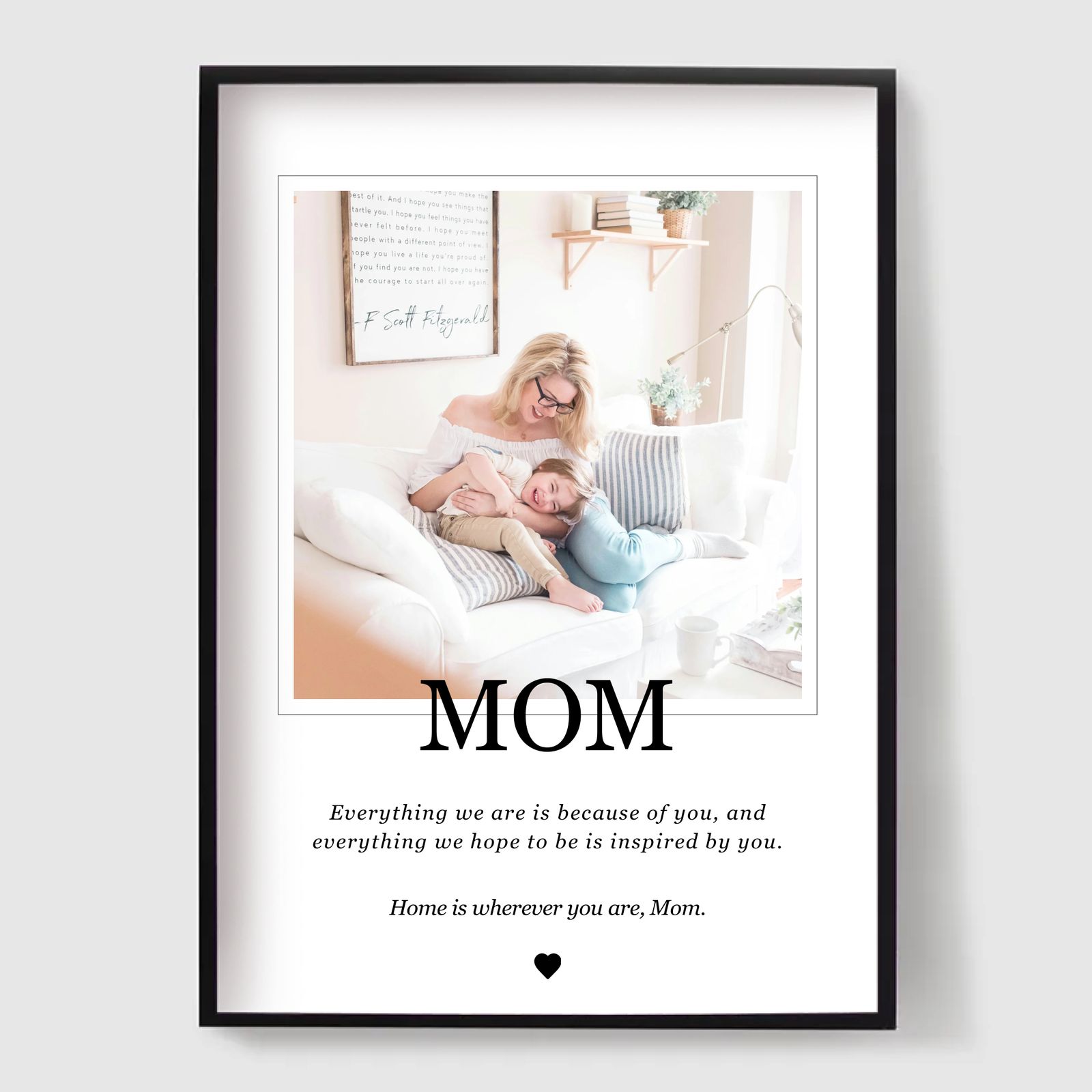 Personlig Poster - Anpassad Morsdagsfotoposter