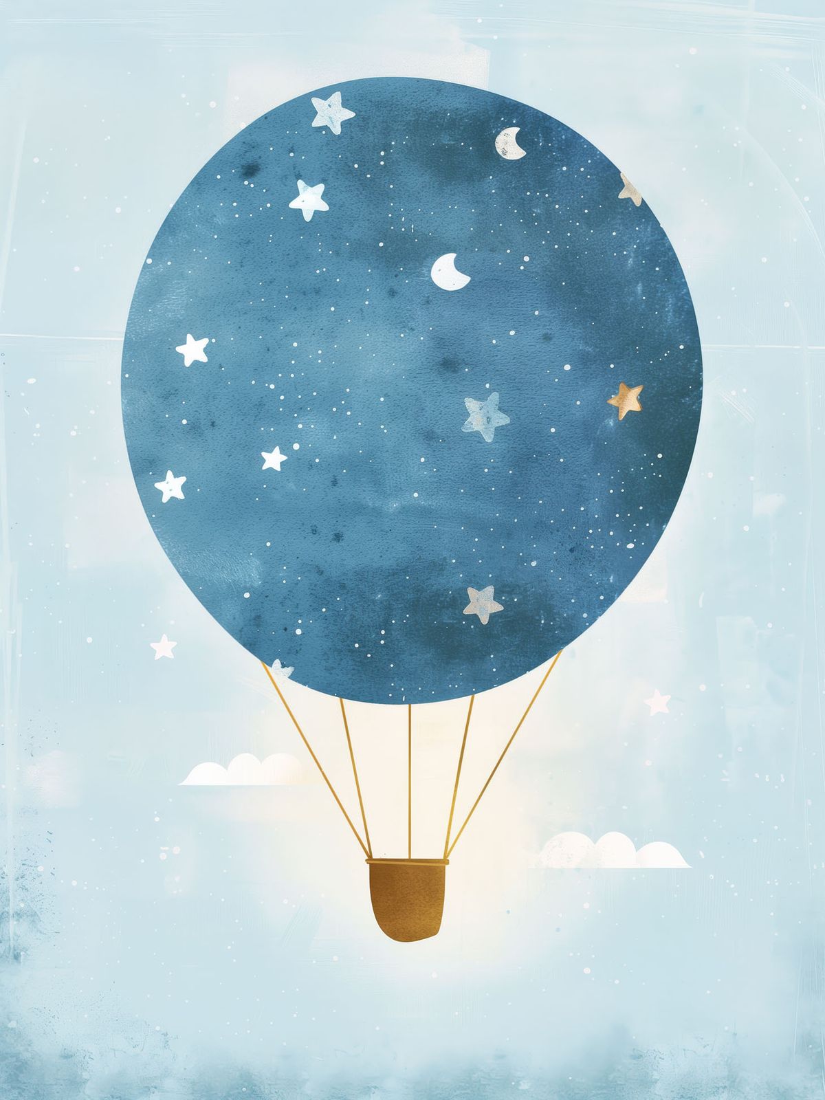 Poster - Ballongstjärnhimmel