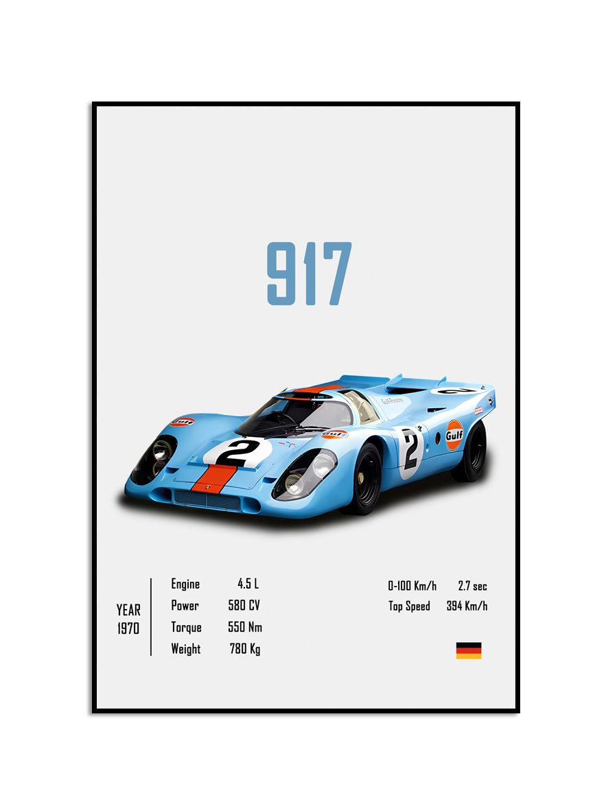 Affisch - Klassisk Bil 917