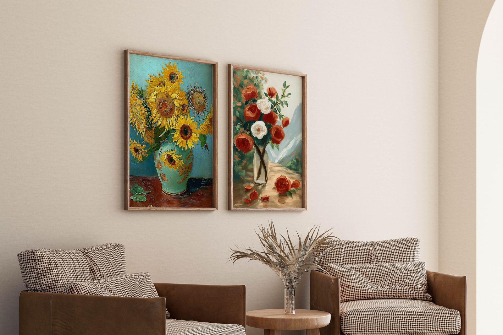 Poster - Bukett och Solrosor / Set av 2