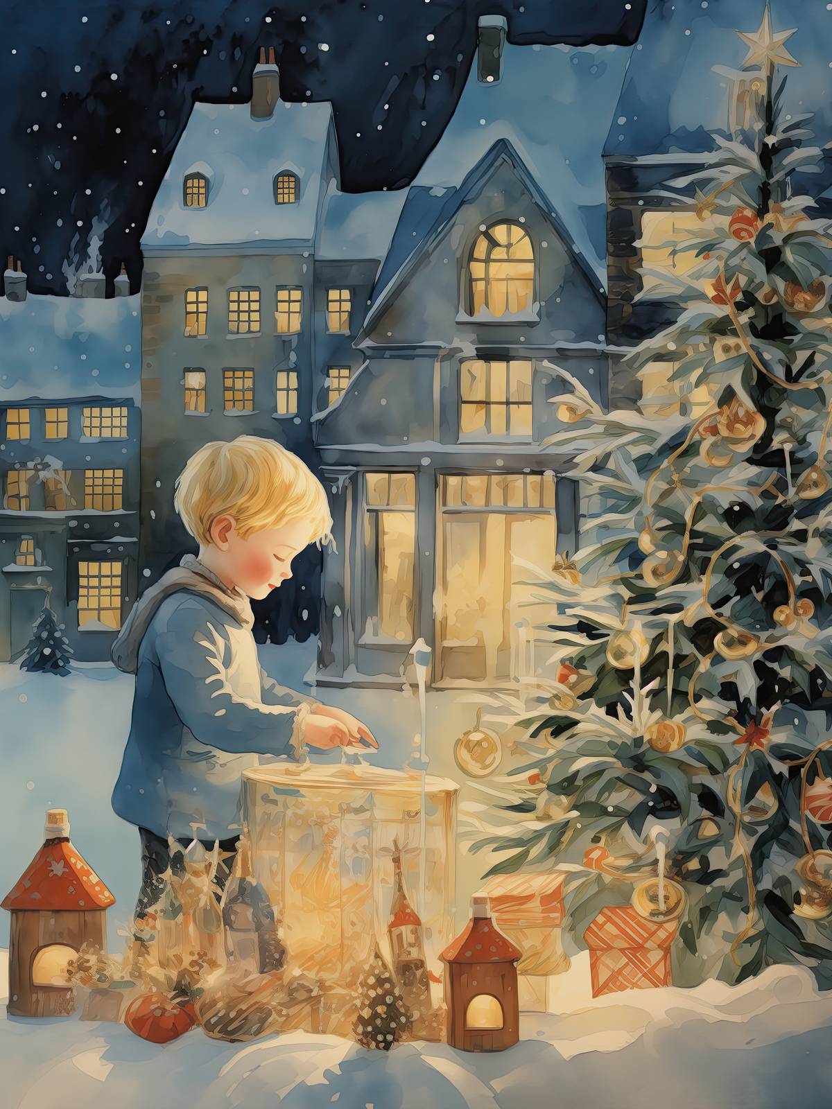 Poster - Vinterlandskap