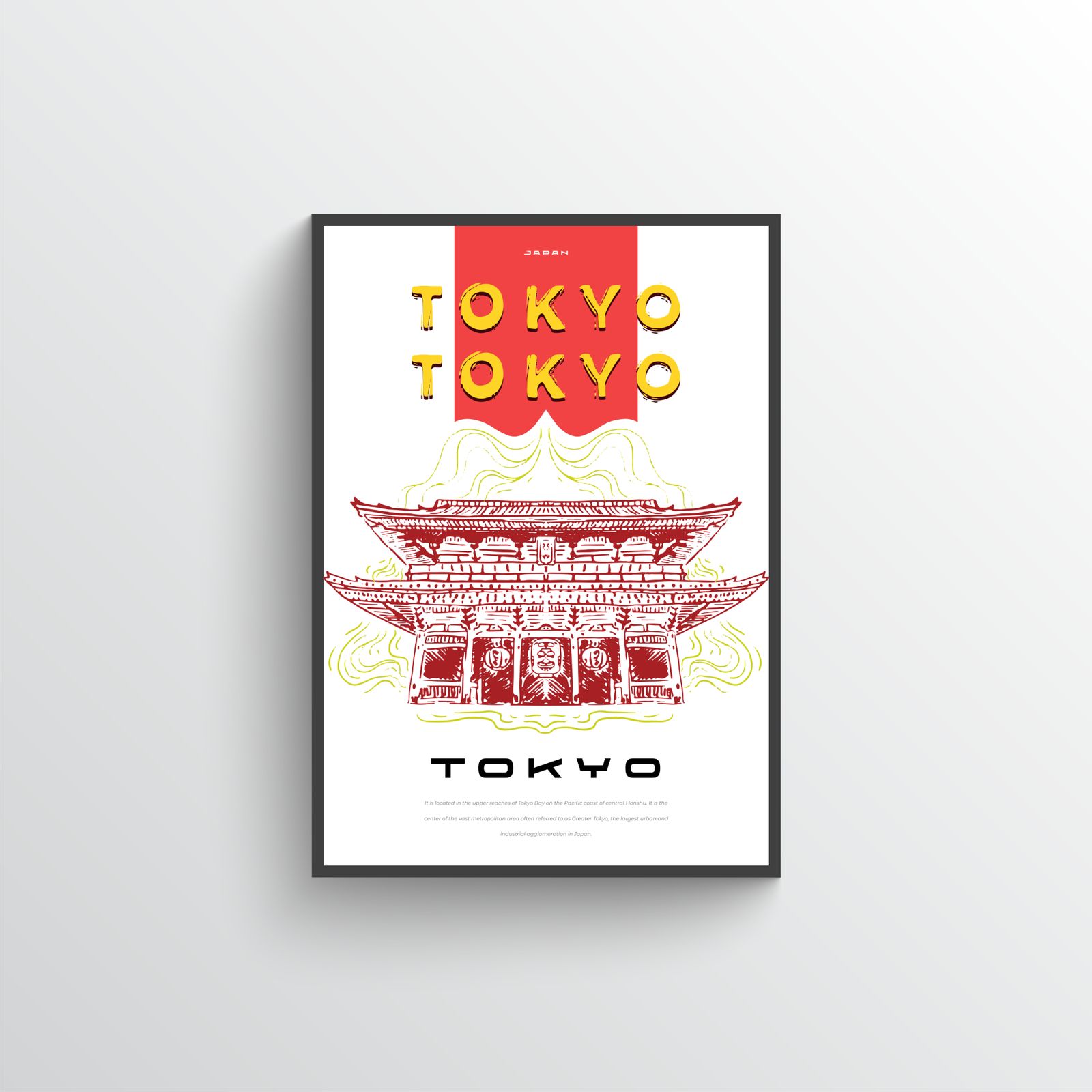 Tokyo Illustrationsposter