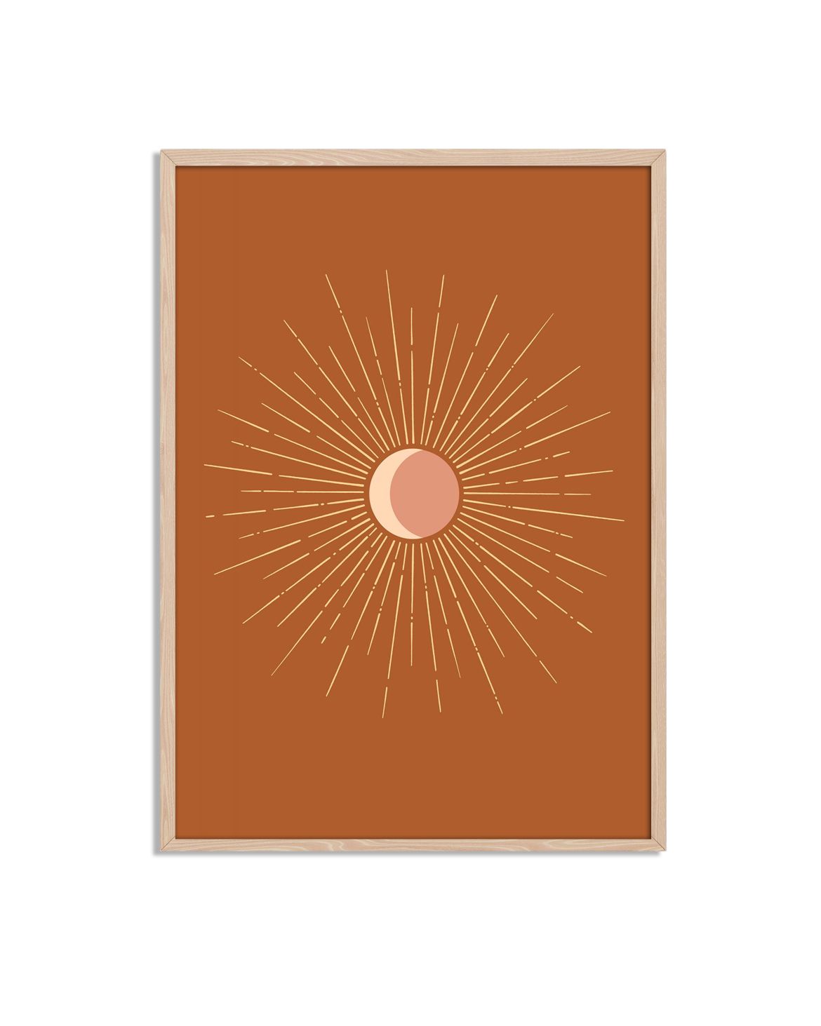 Himmelsk Solstråle Affisch