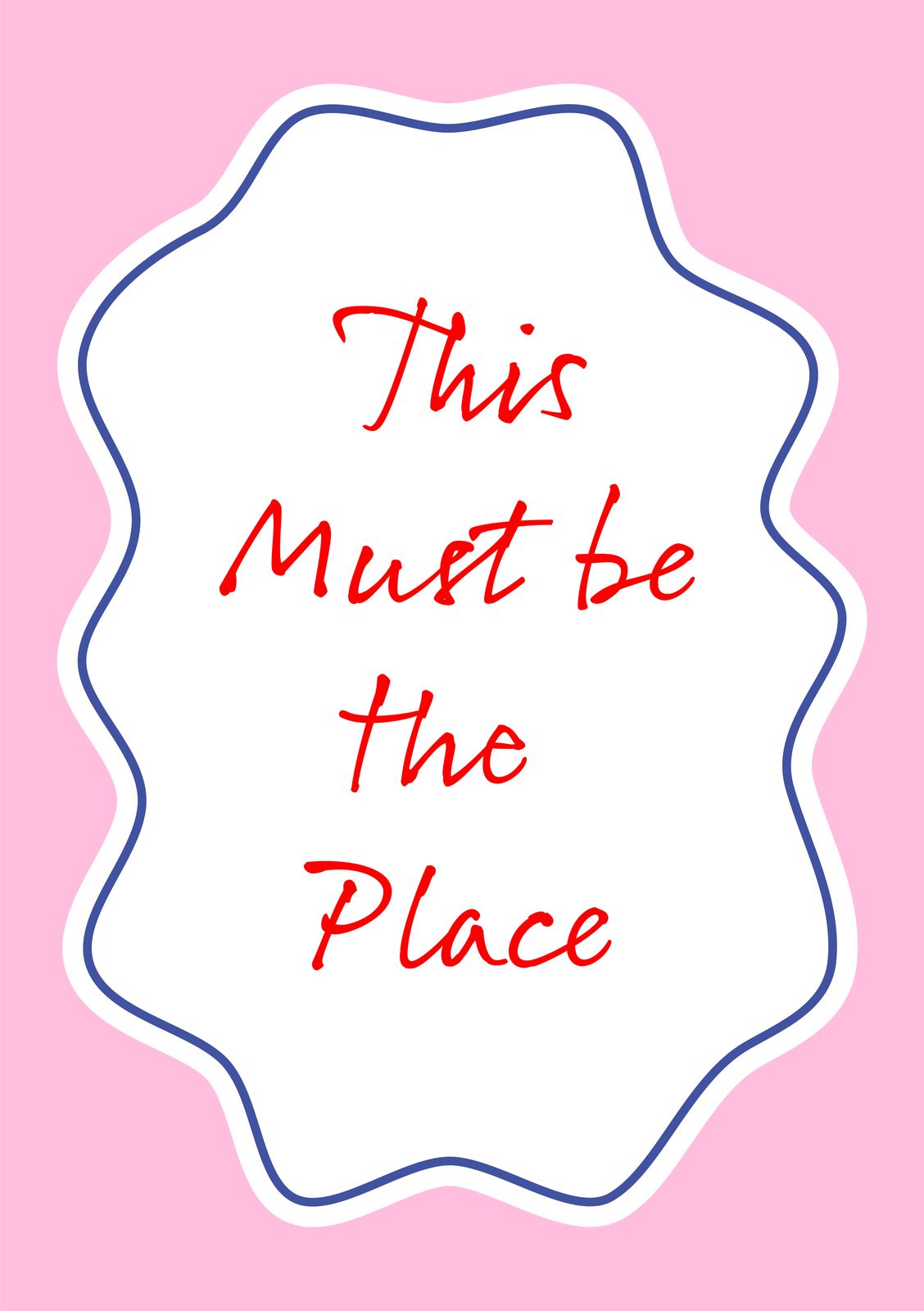 Poster - This Must Be The Place