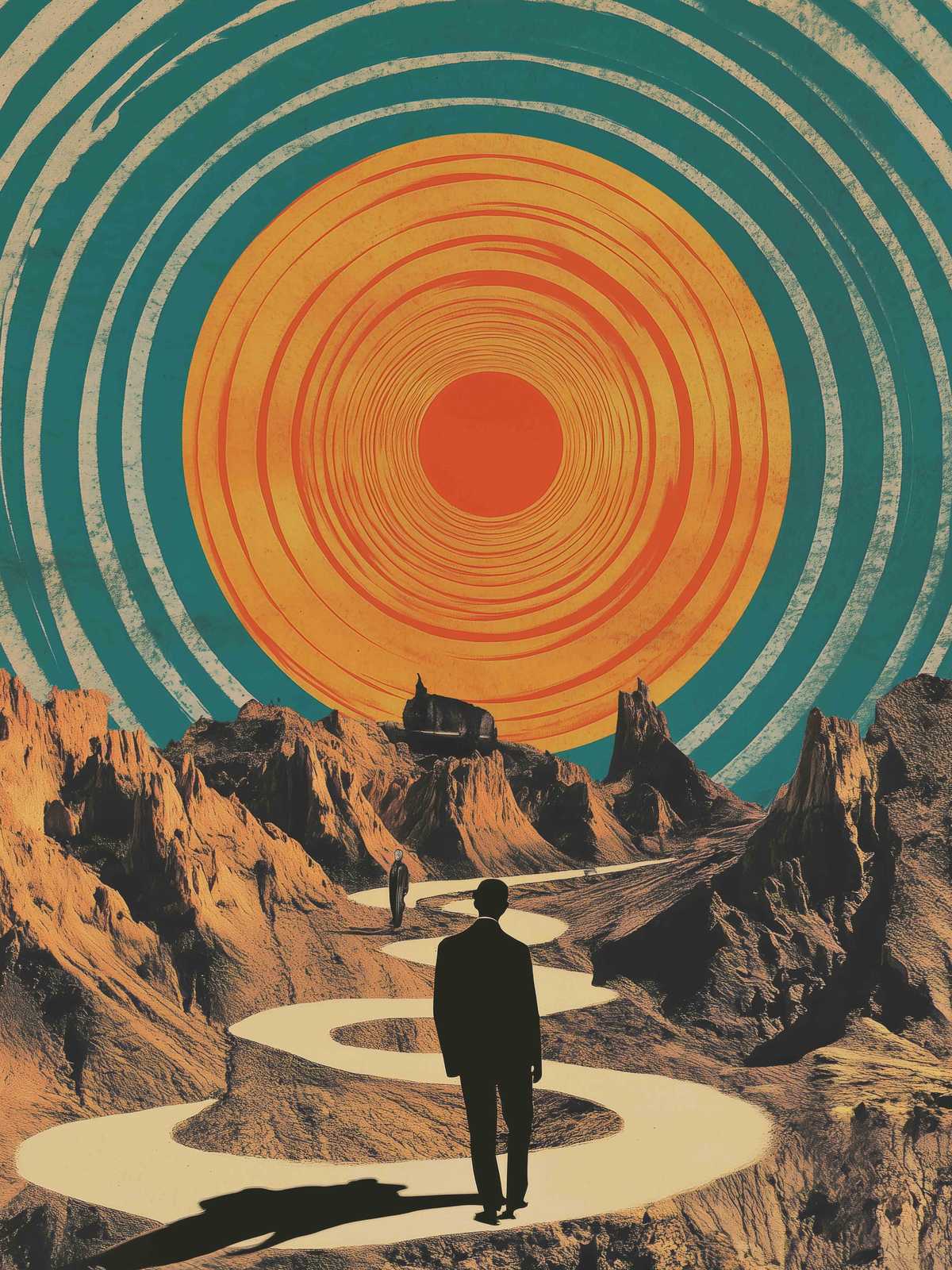 Poster - Surrealistisk Väg