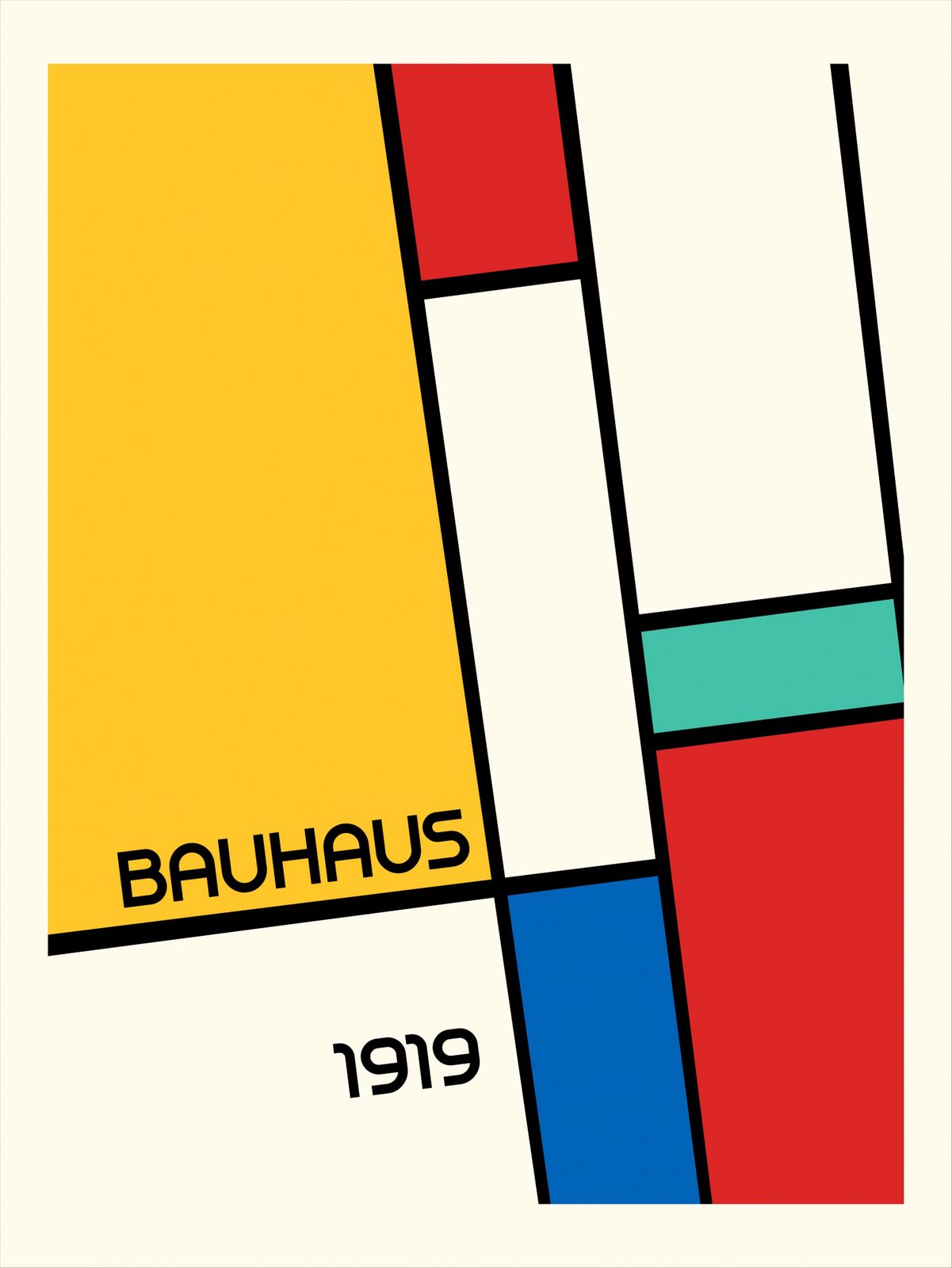 Poster - Bauhaus 1919