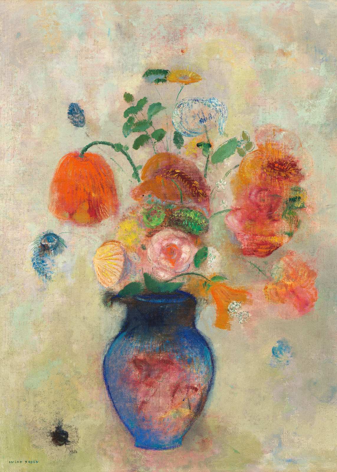 Affisch - Odilon Redon Blomkonst