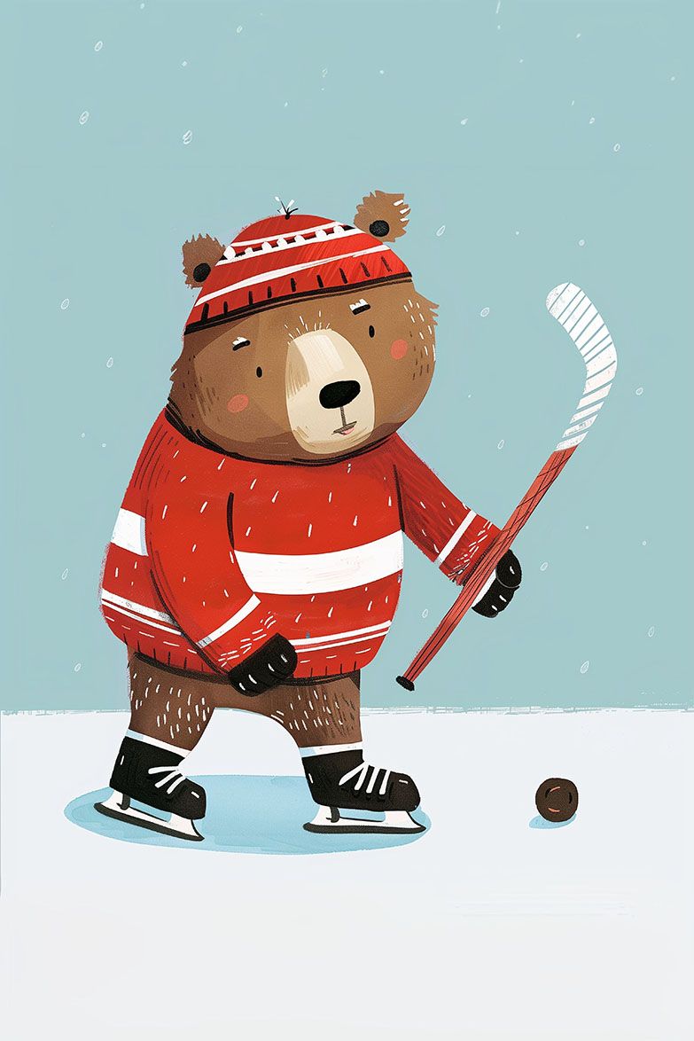 Poster - Hockey Björn