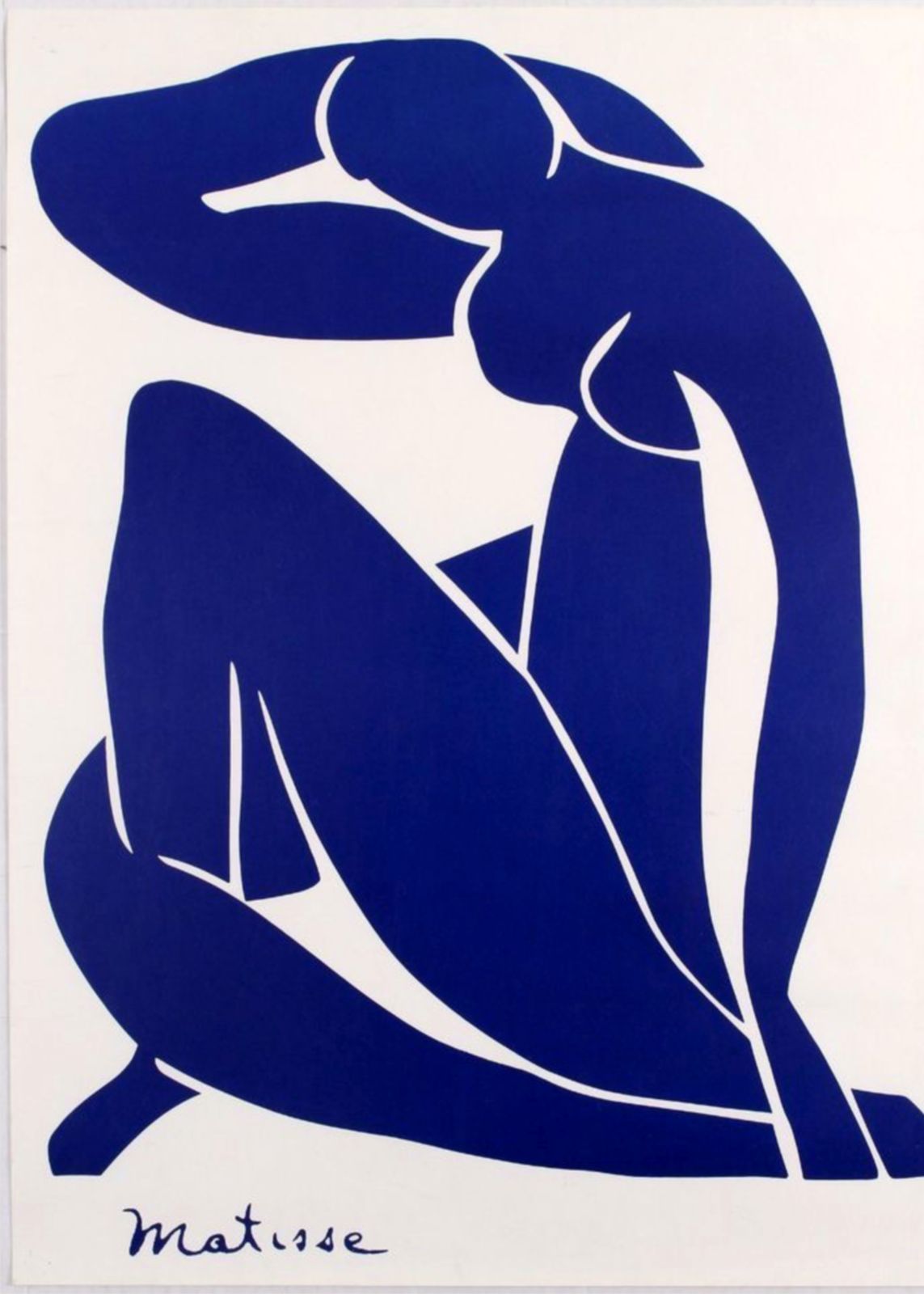 Poster - Blå Naken av Matisse