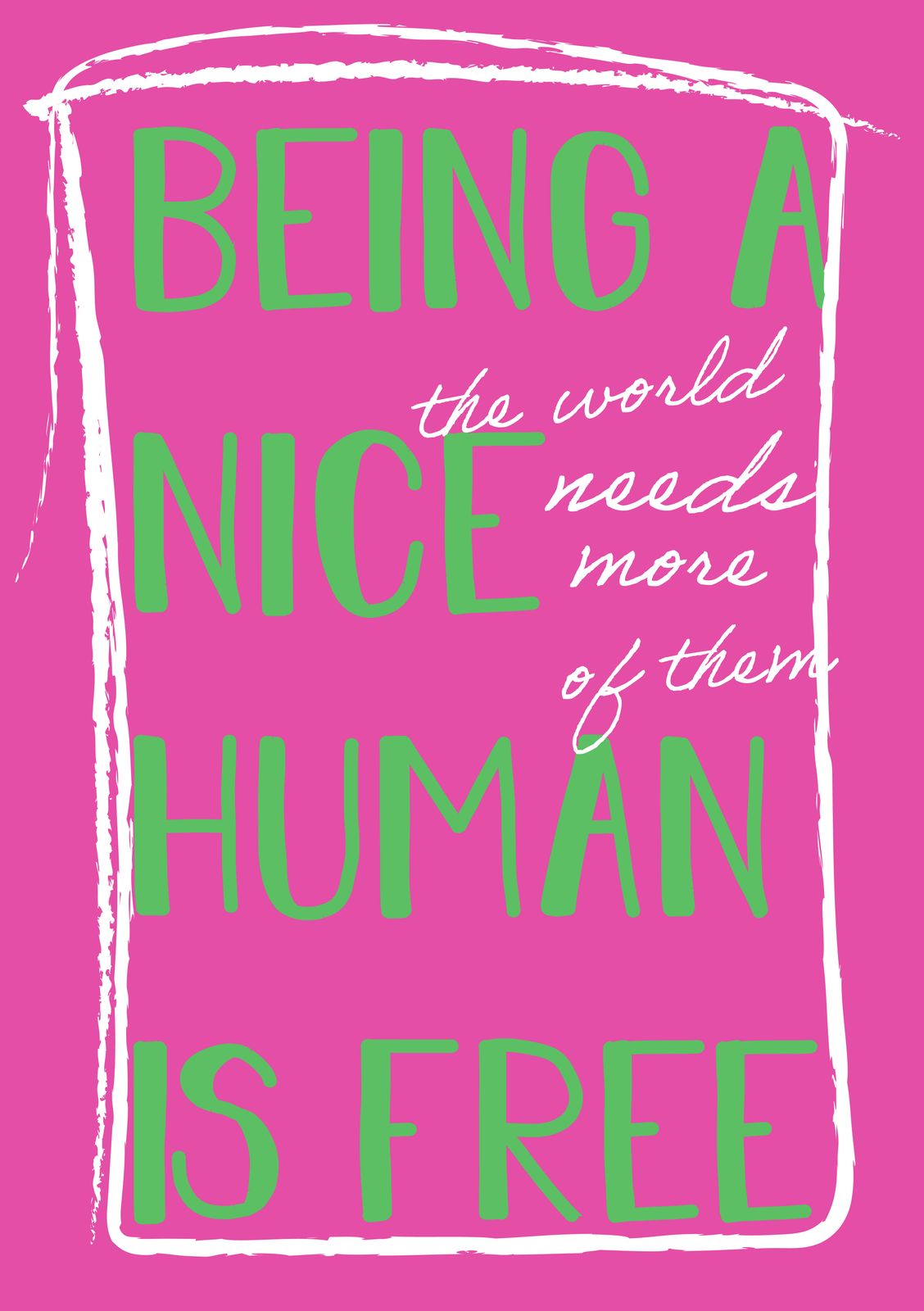 Poster - Inspirerande Mänskligt Citat