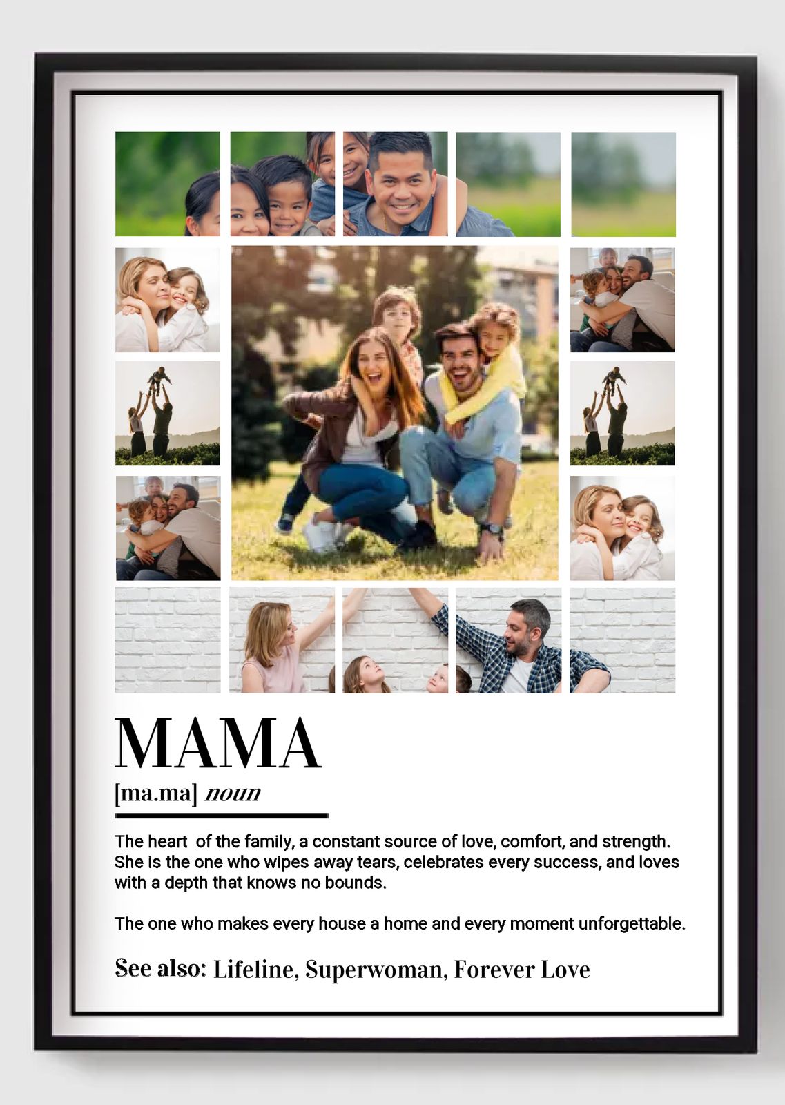 Personlig Poster - Mamma Kärlek