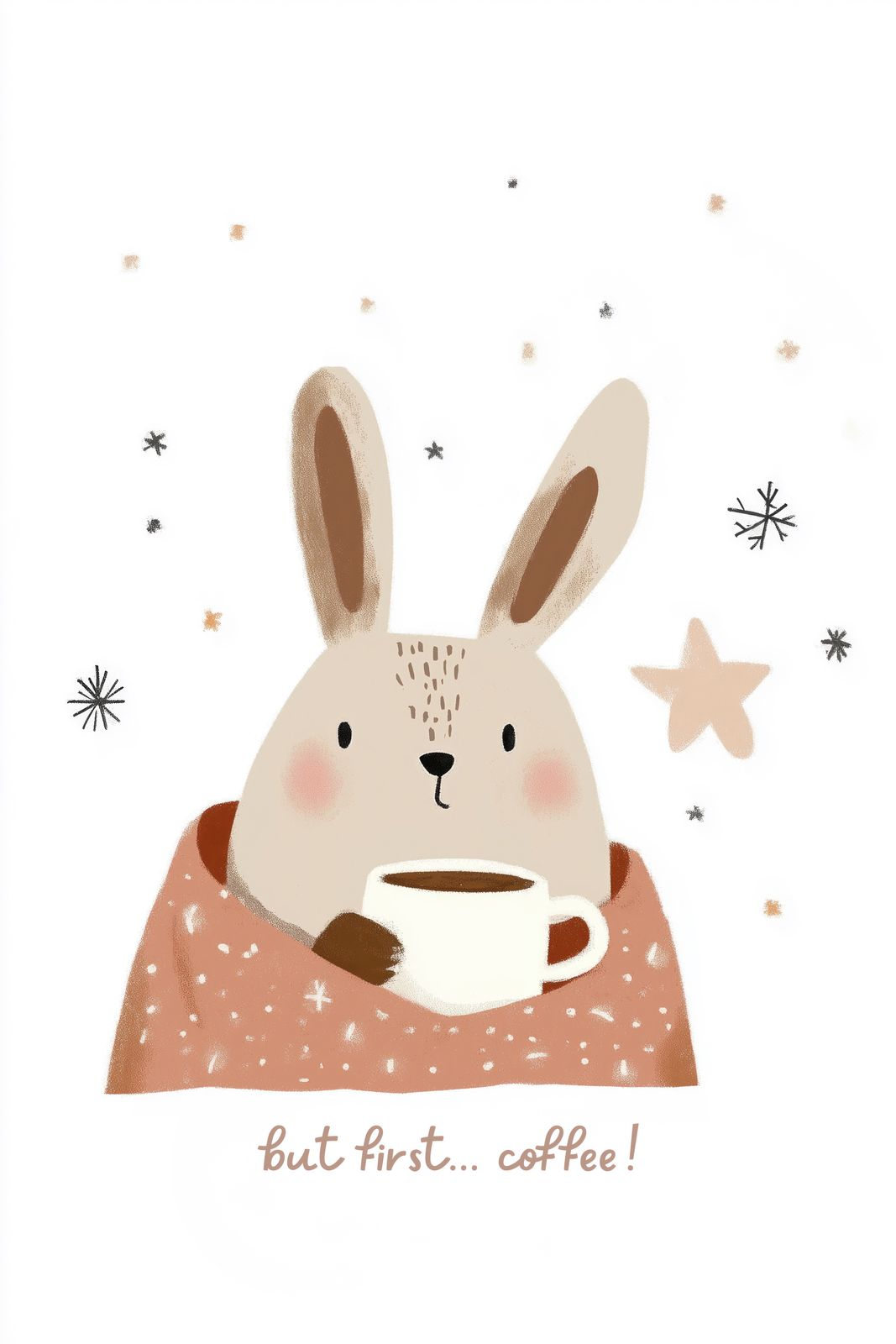 Poster - Kaffe Kanin