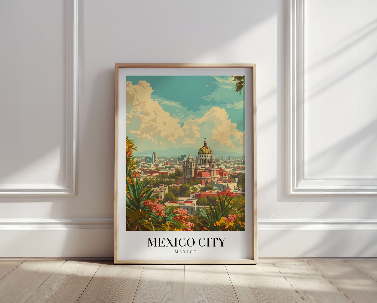 Poster - Mexico City Skyline