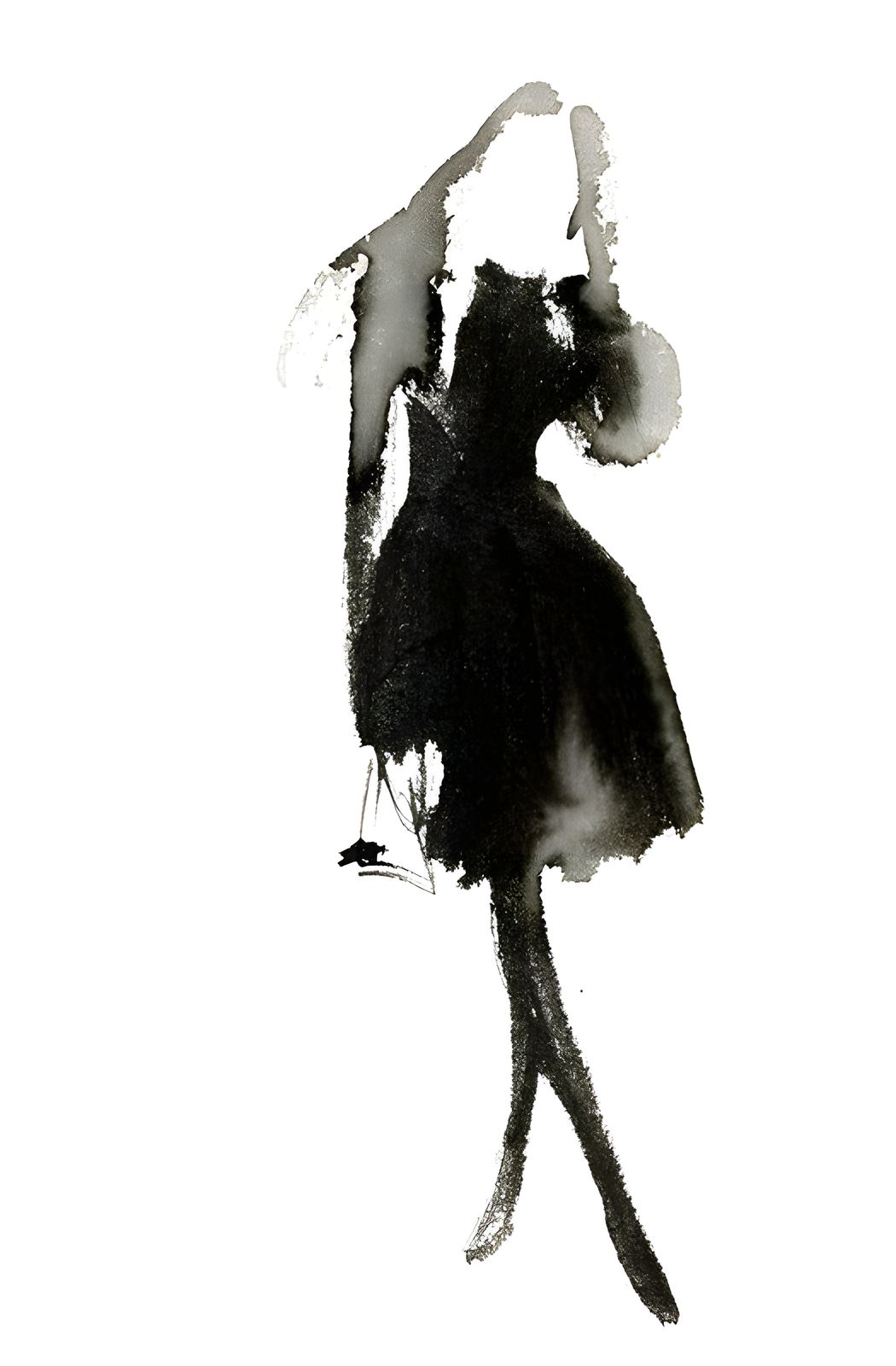 Poster - Elegant Bläckdansare