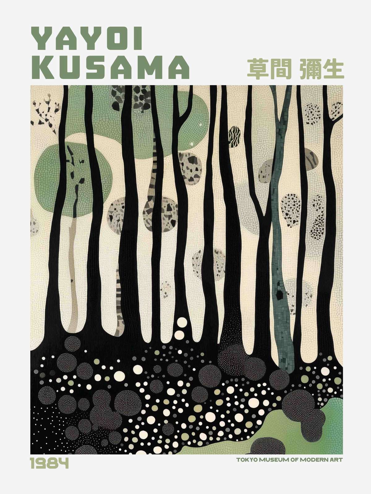 Poster - Yayoi Kusama Konstverk
