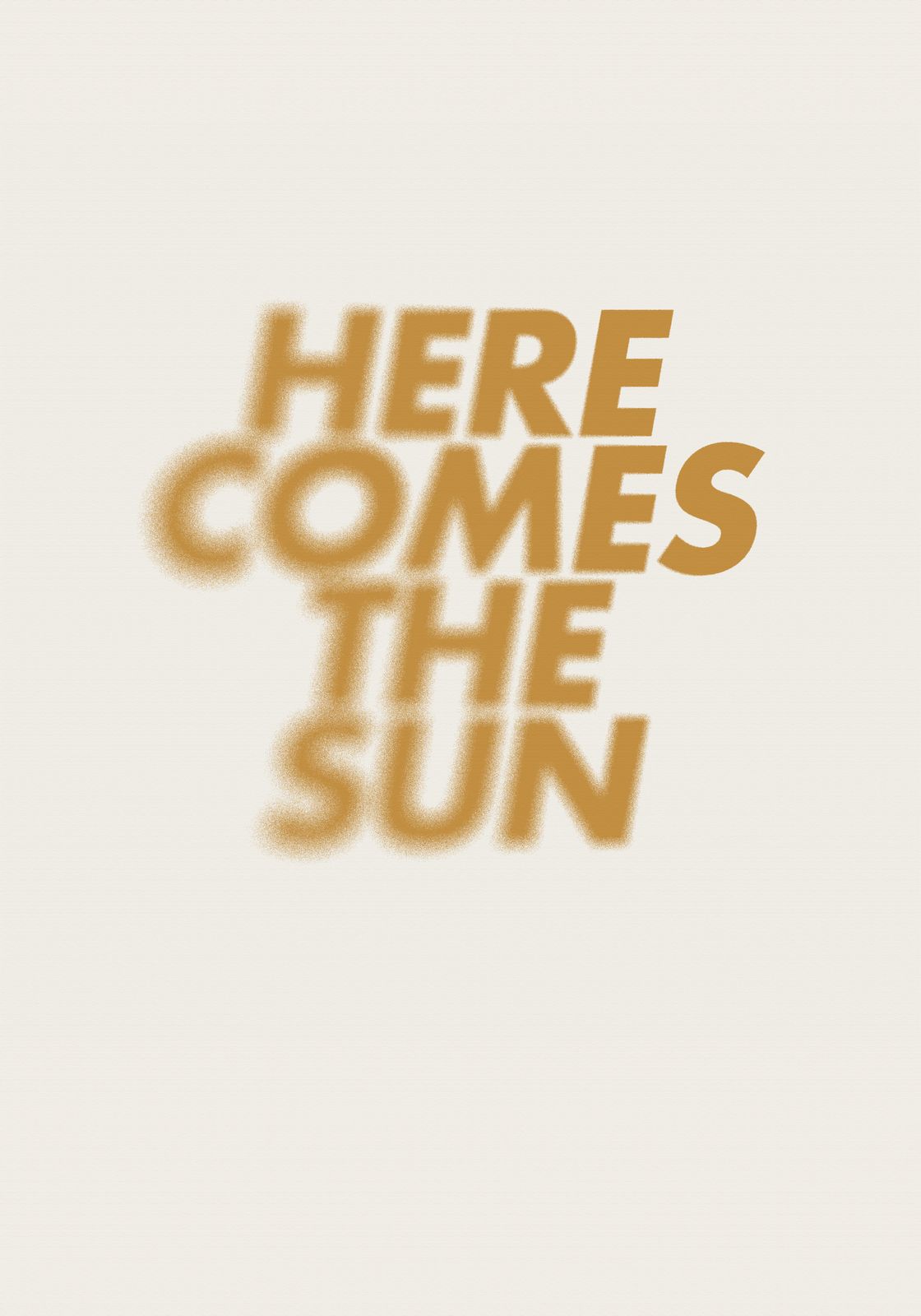 Affisch - Här kommer solen