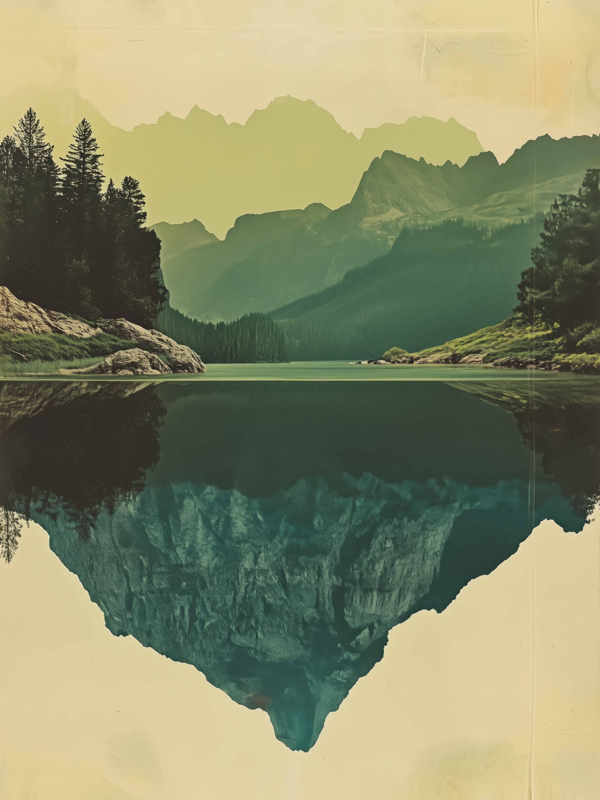Poster - Bergsjöreflektion