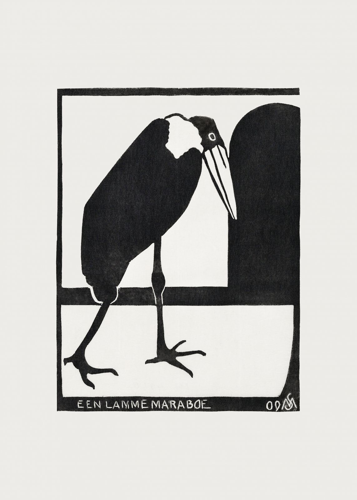 Poster - Een Lamme Maraboe