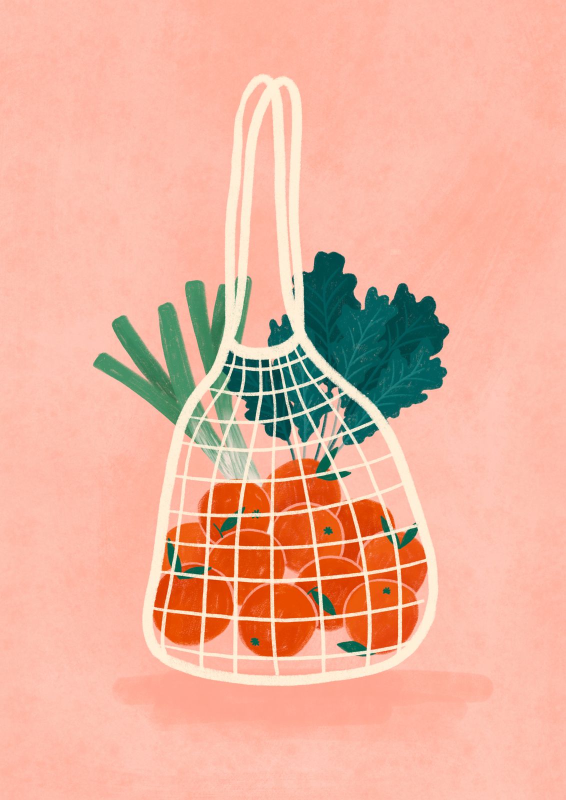 Poster - Illustrerade Frukter och Grönsaker