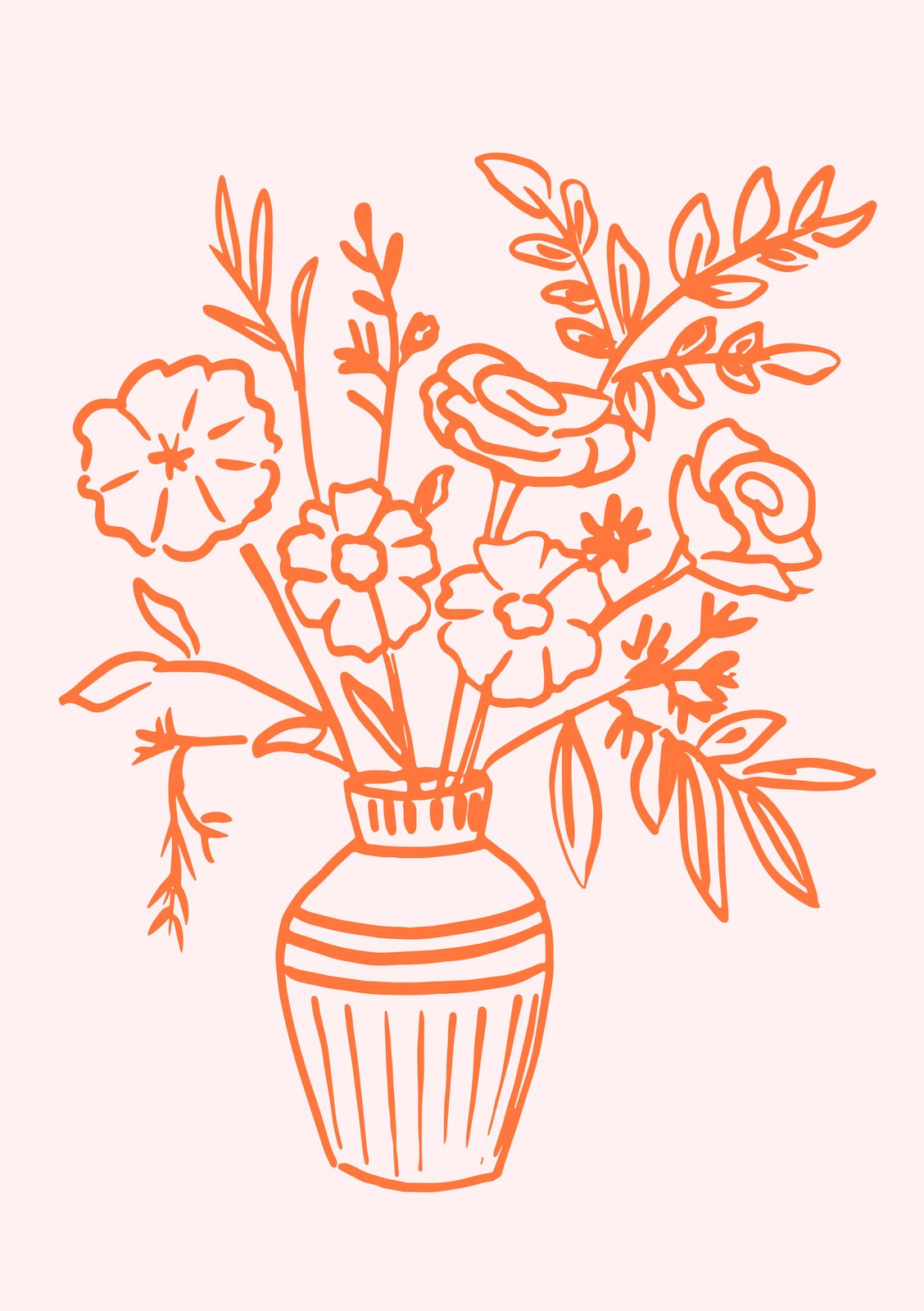 Poster - Blomvas Konst