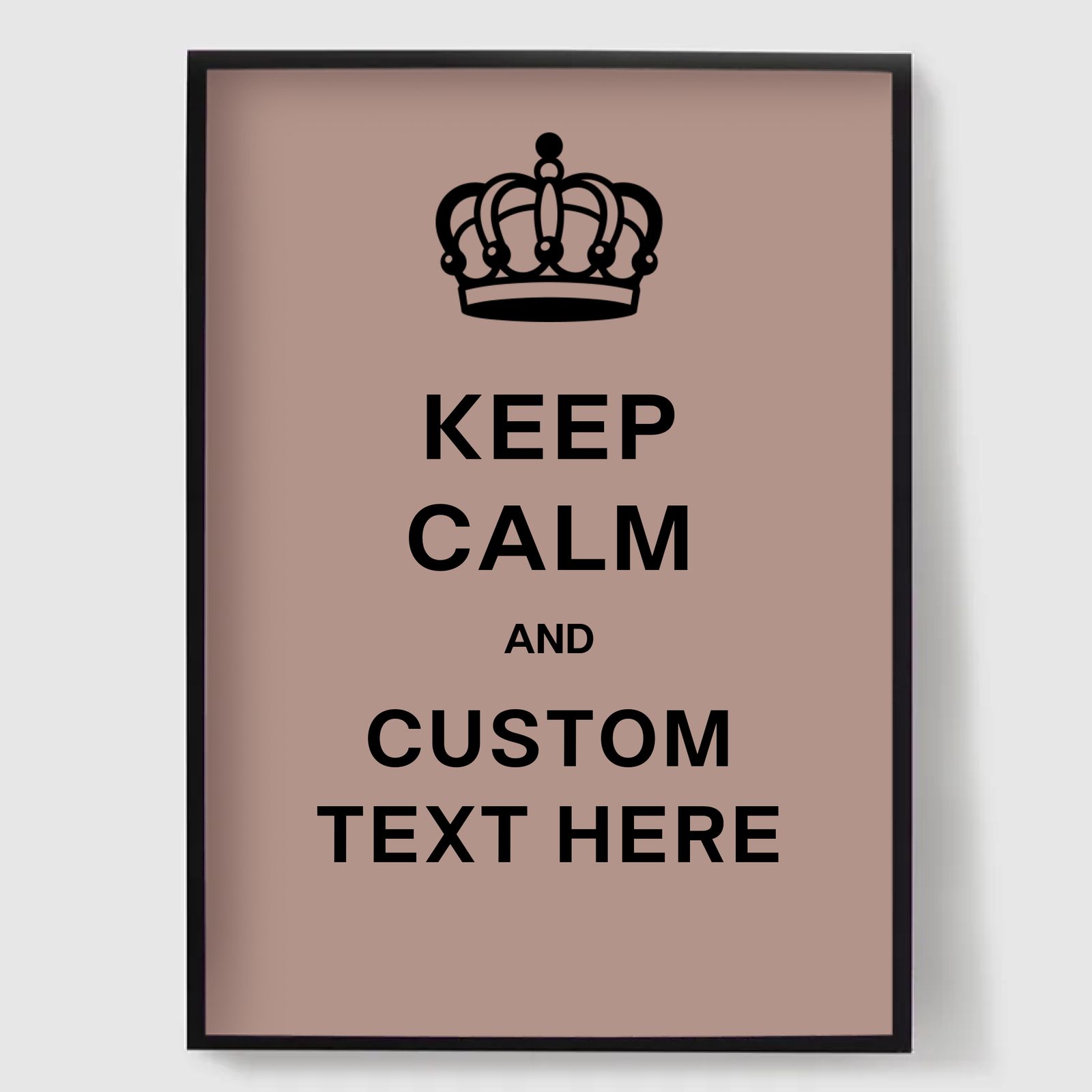 Personlig Poster - Anpassad Keep Calm Poster