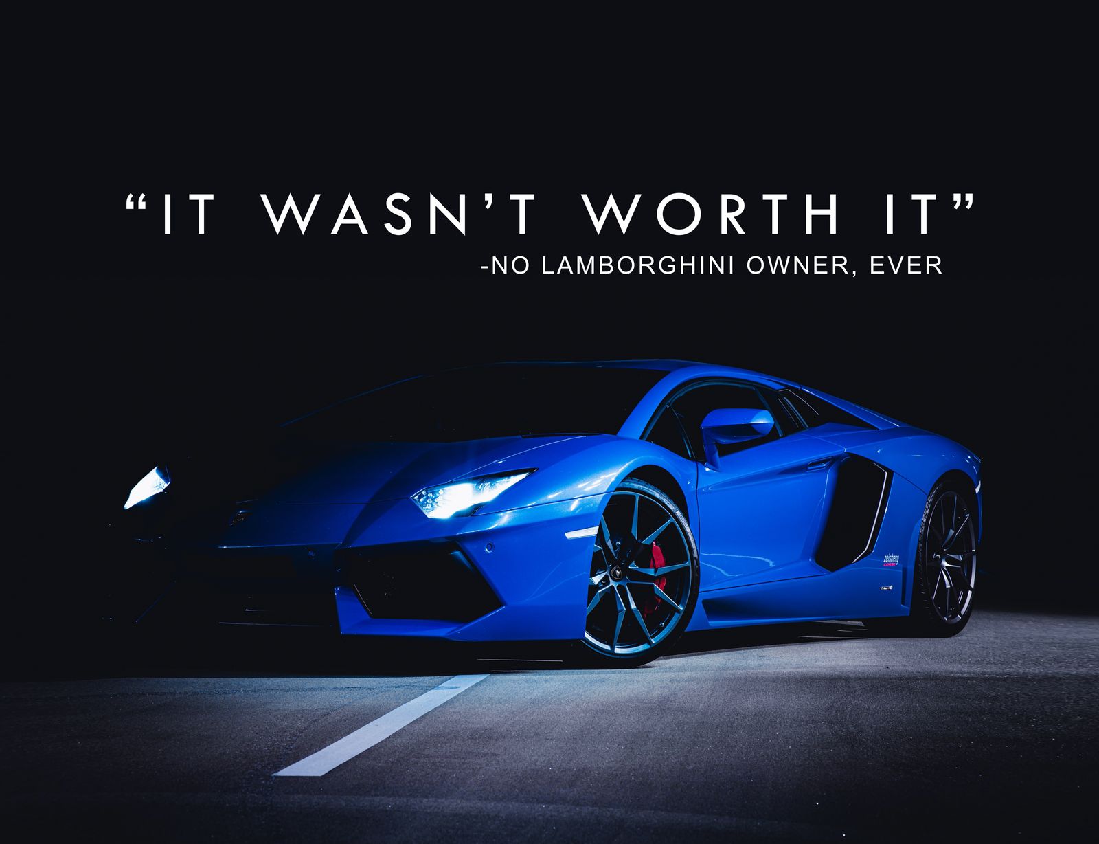 Poster - Lamborghini-citat