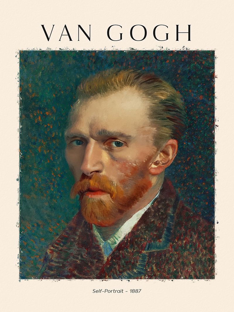 Poster - Van Gogh Självporträtt