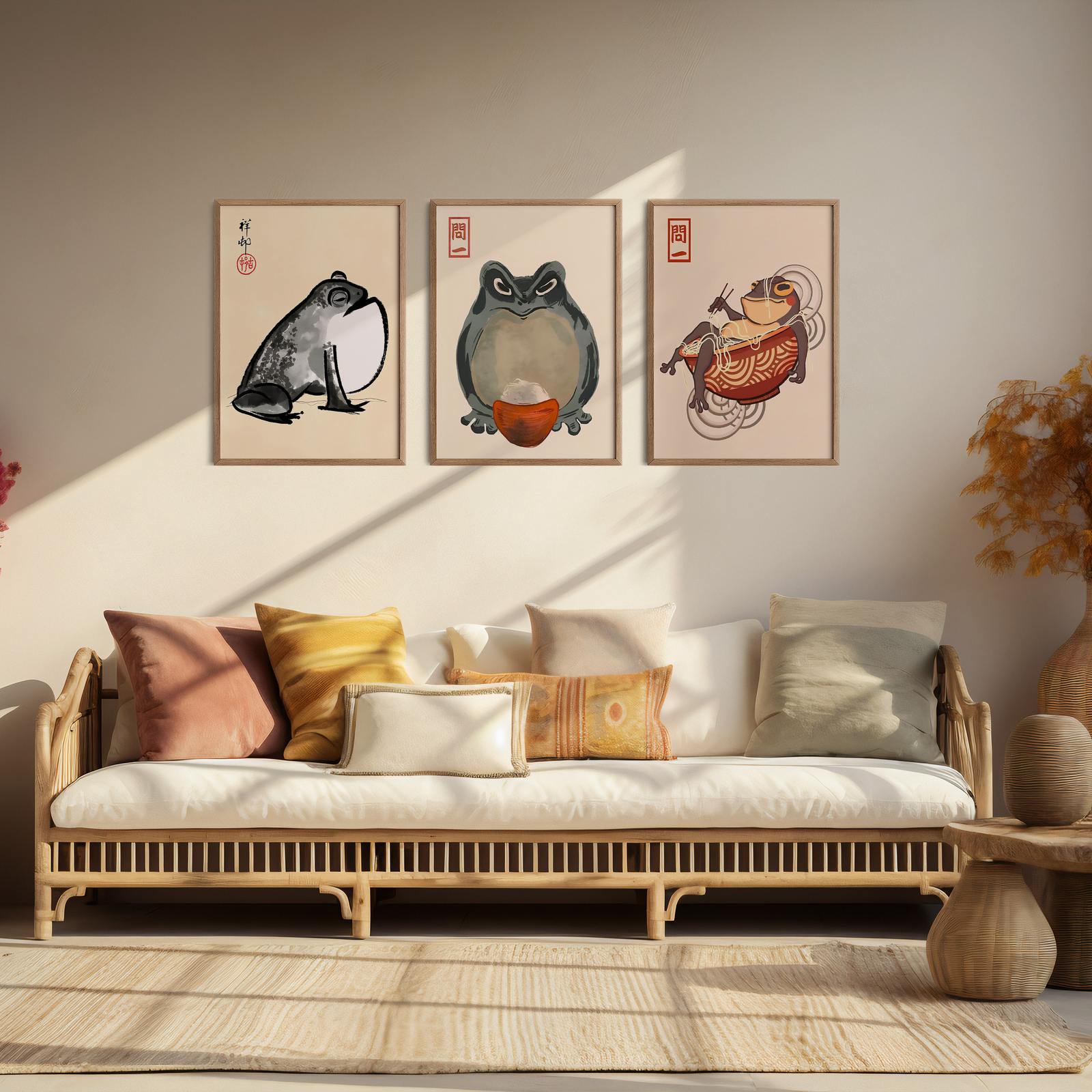 Poster - Groda konstsamling / Set of 3