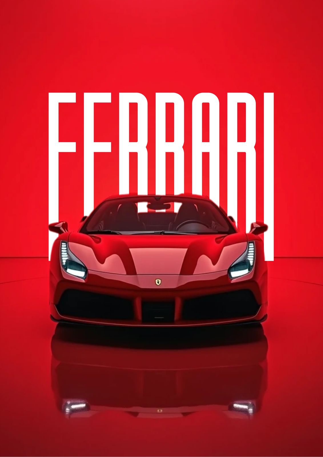 Poster - Ferrari Sportbil