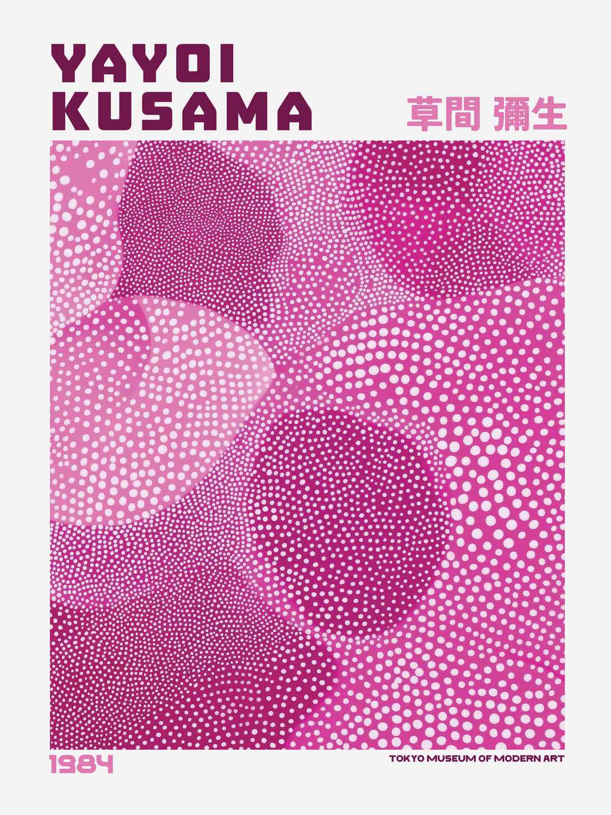 Poster - Yayoi Kusama Konstverk