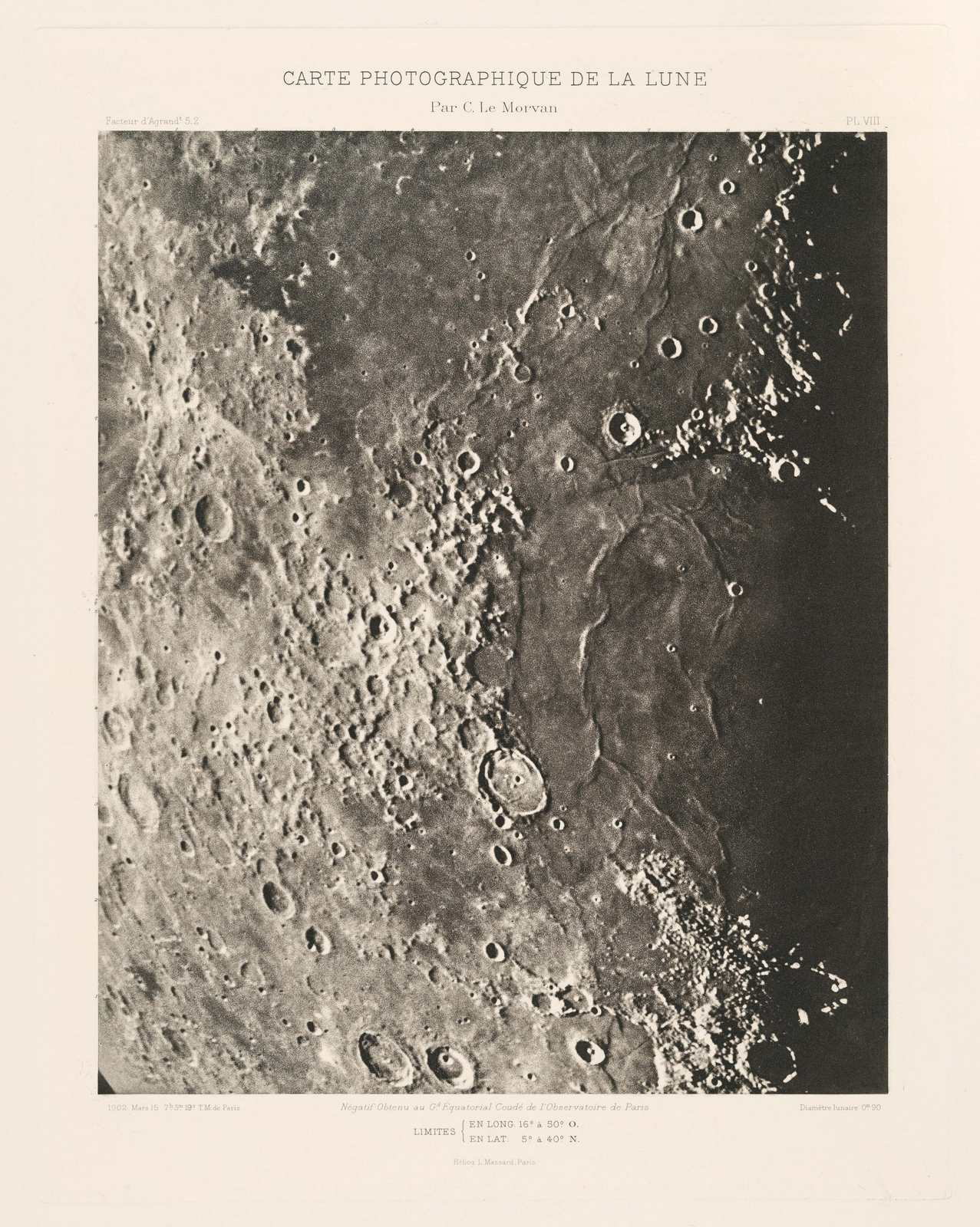 Poster - Carte Photographique De La Lune