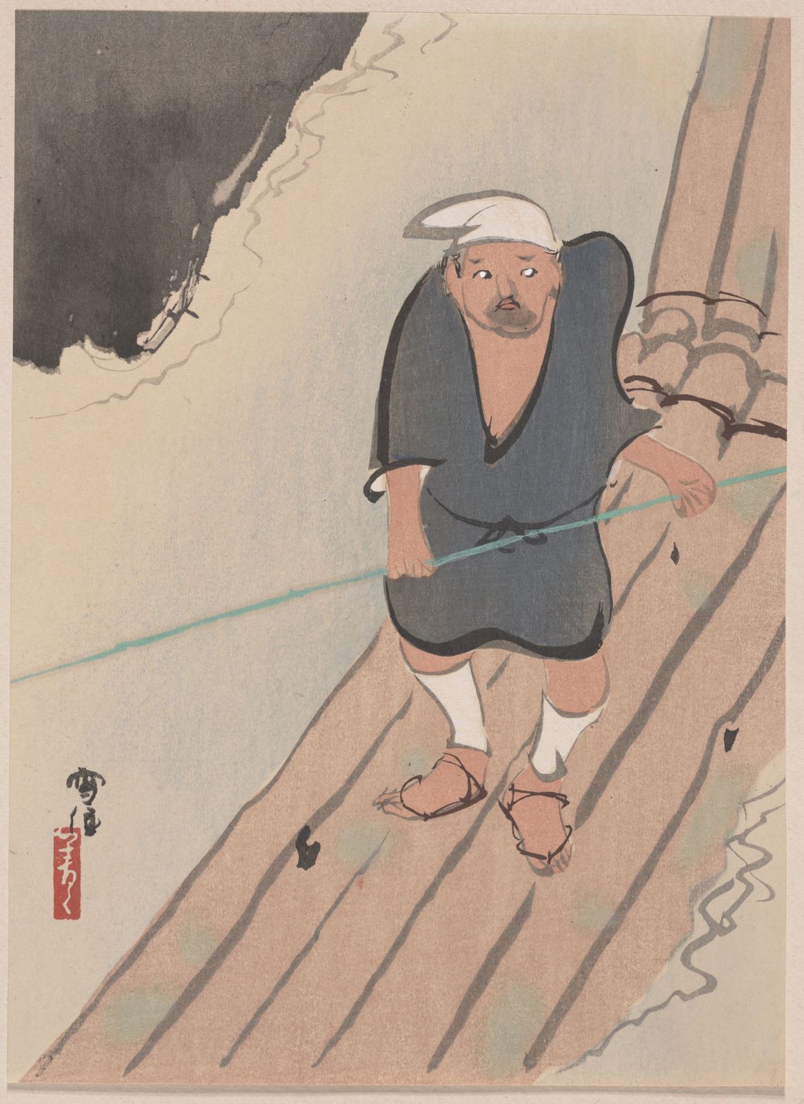 Poster - Japansk Konst Fiskare