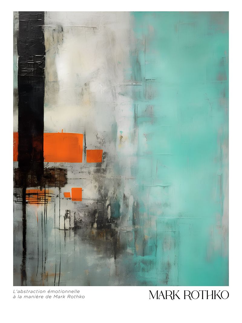 Poster - Känslomässig Abstraktion av Mark Rothko