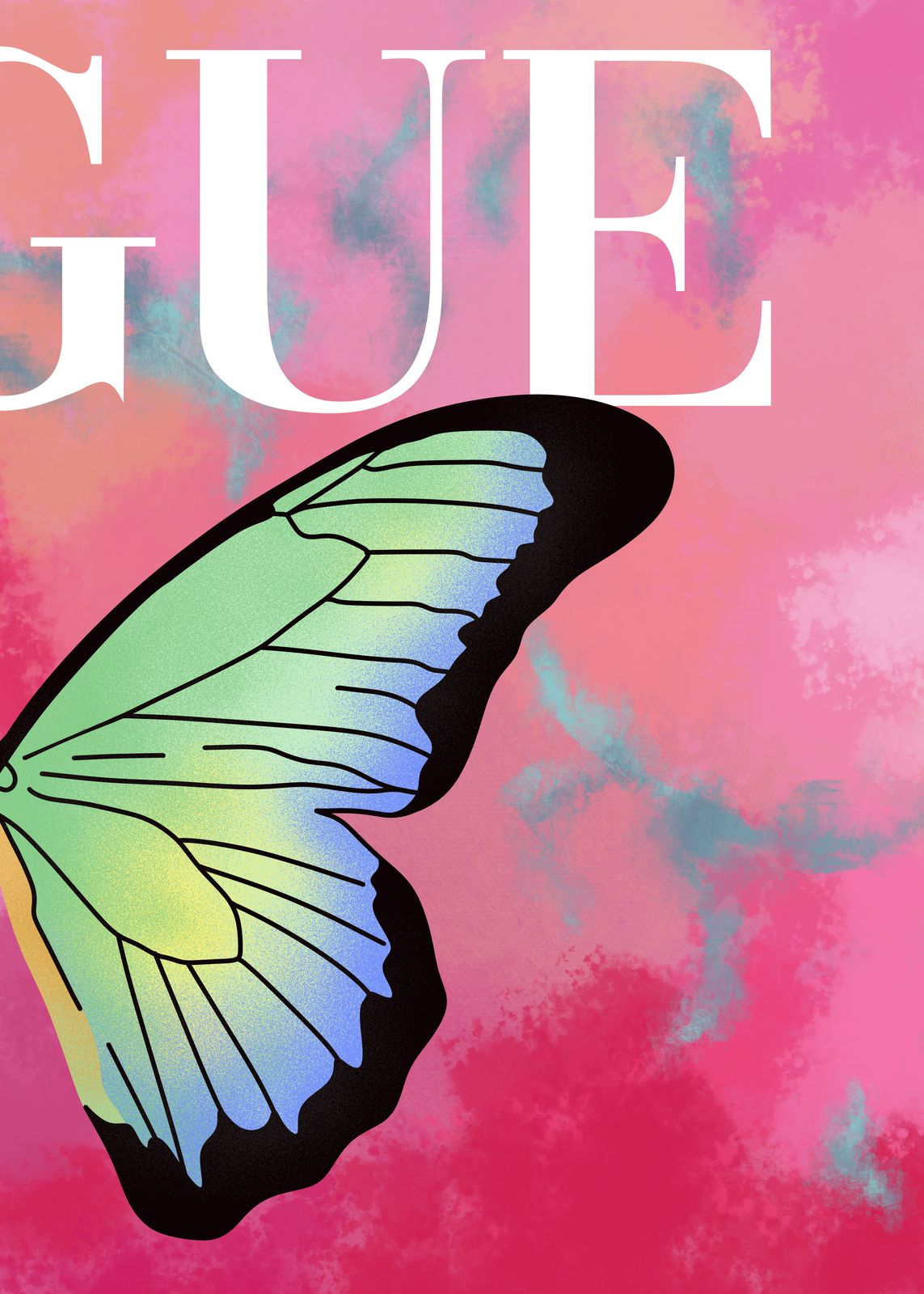 Poster - Butterfly Vogue