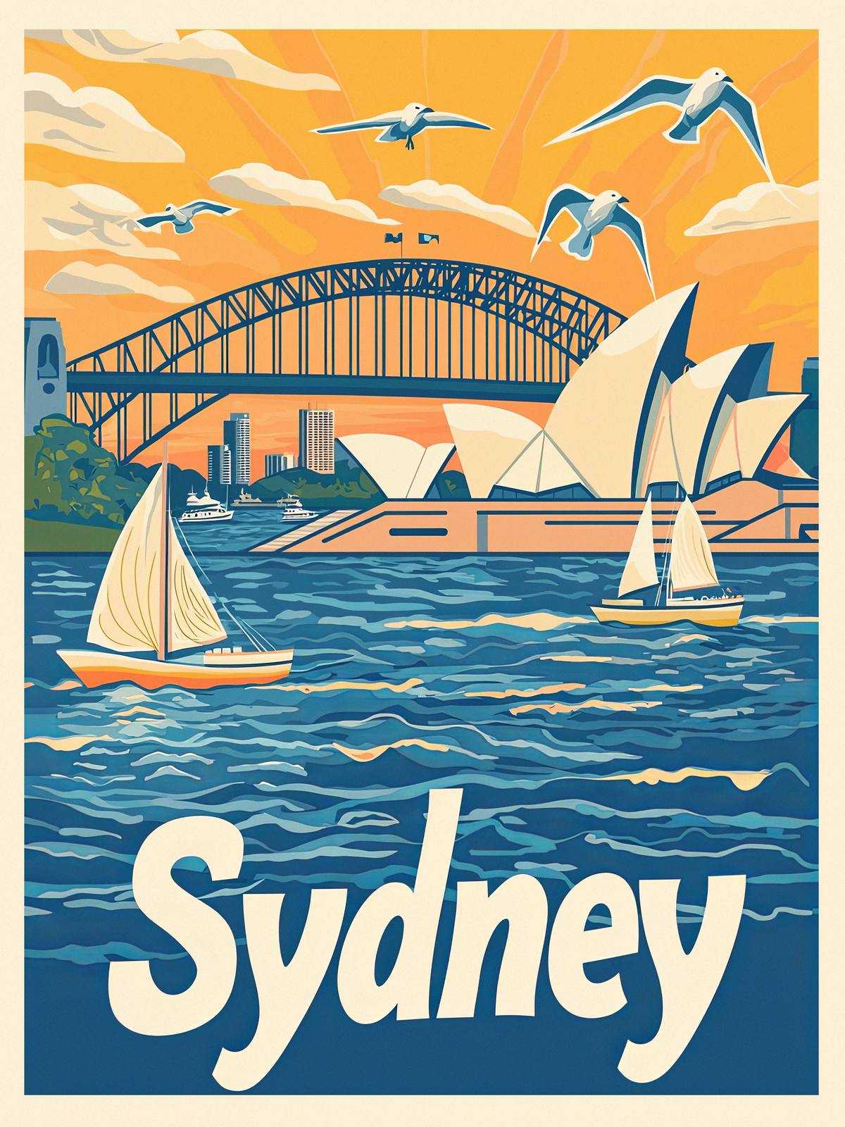 Affisch - Sydney Harbour