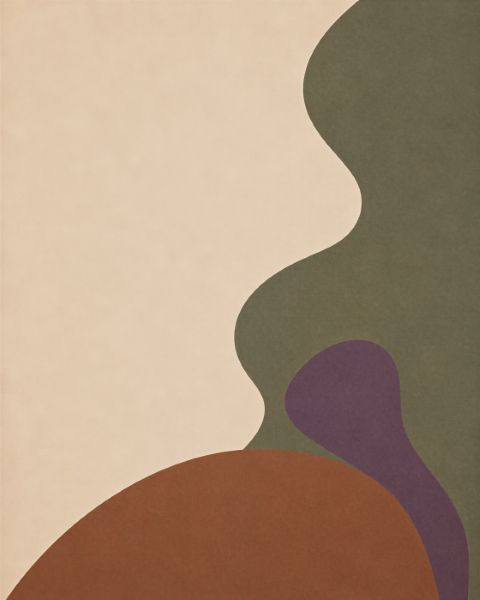 Poster - Abstrakt Jordfärger