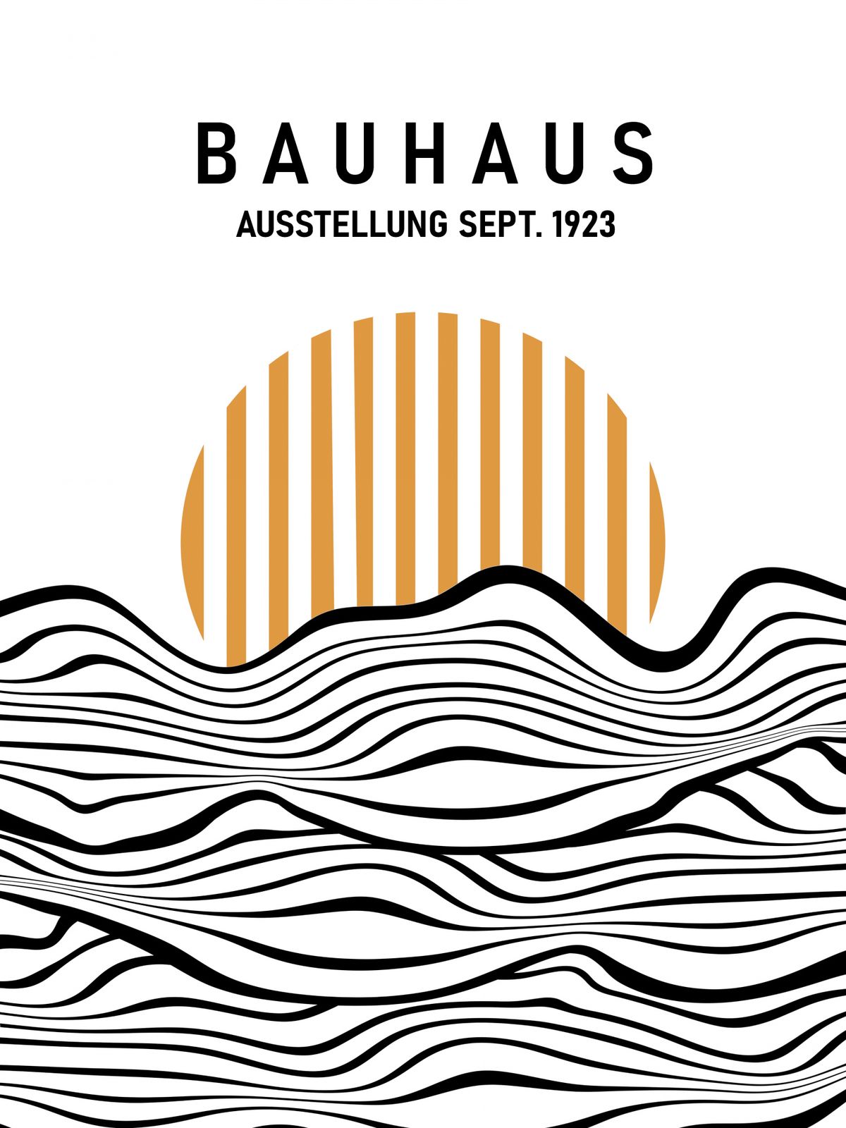 Affisch - Bauhaus Ausstellung 1923