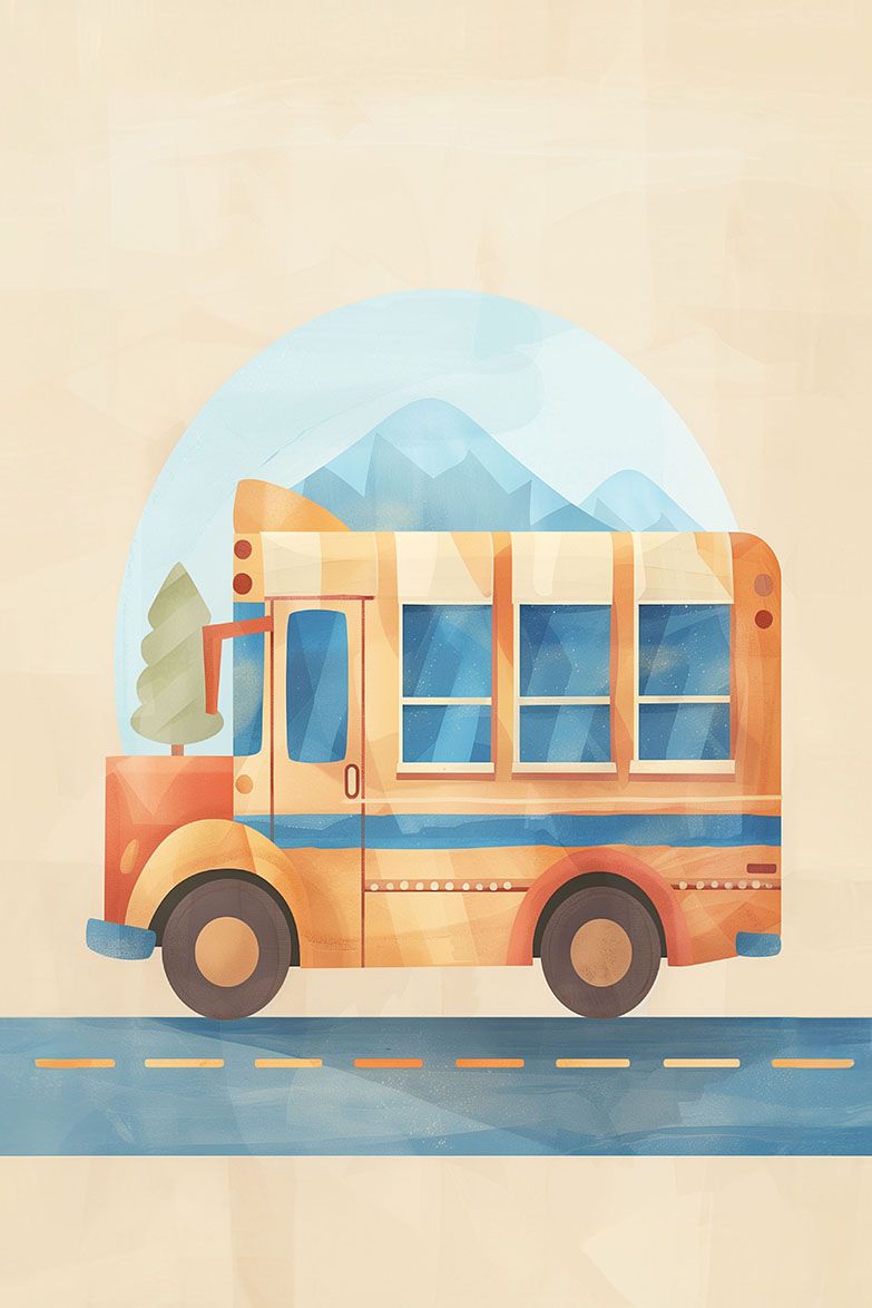 Poster - Skolbussresa